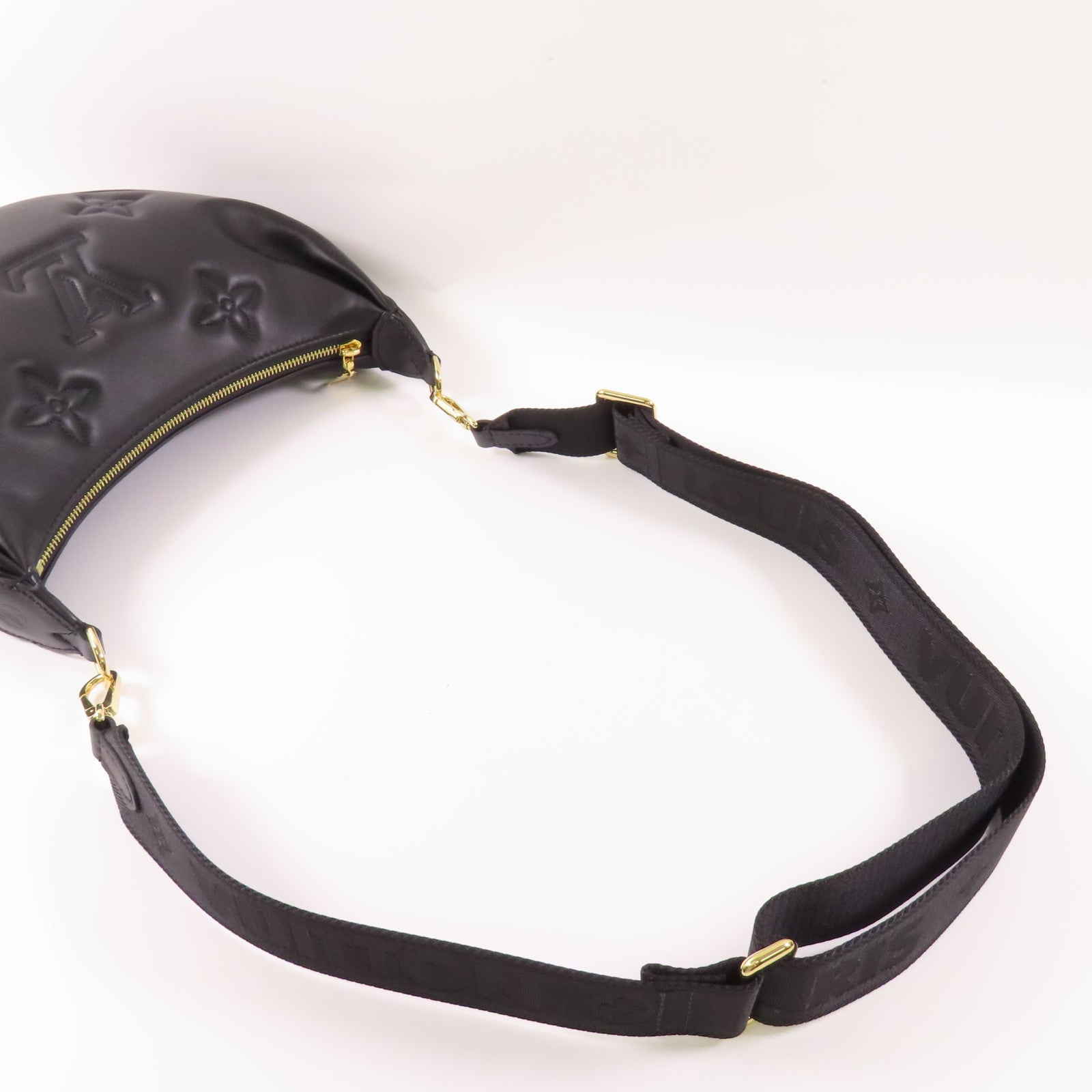 LOUIS VUITTON Monogram Empreinte Over The Moon金扣鏈帶手挽肩背兩用袋