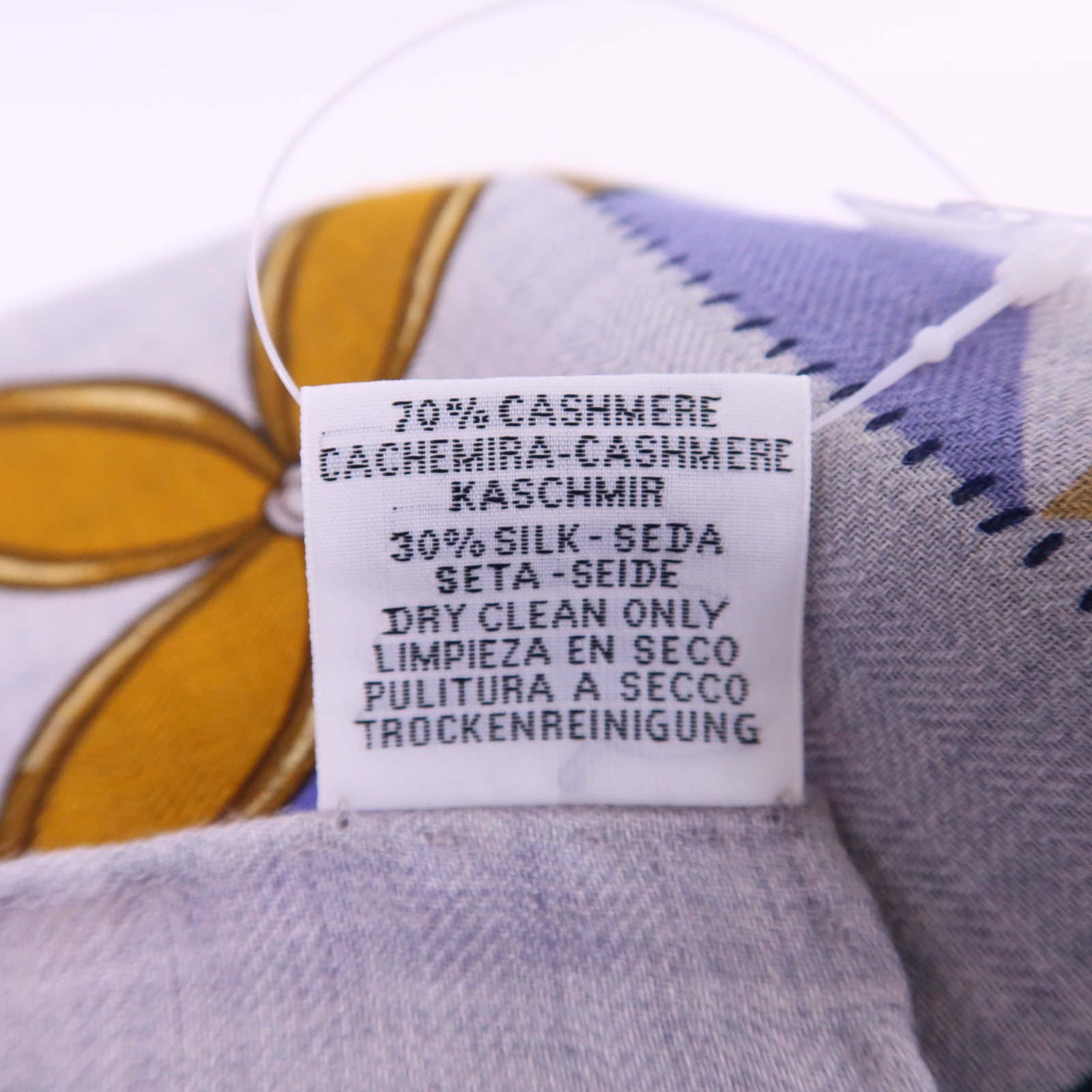 HERMES 絲質/羊絨Scarf 140X140絲巾