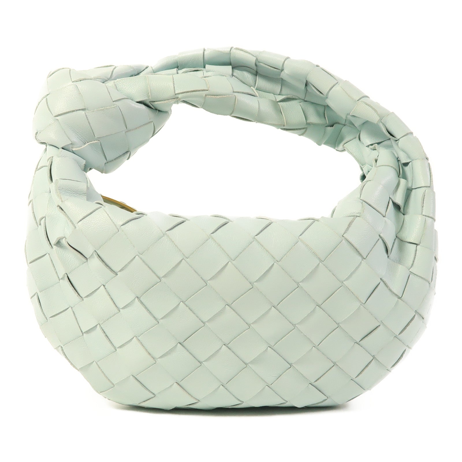 BOTTEGA VENETA 羊皮皮革Jodie金扣手挽袋