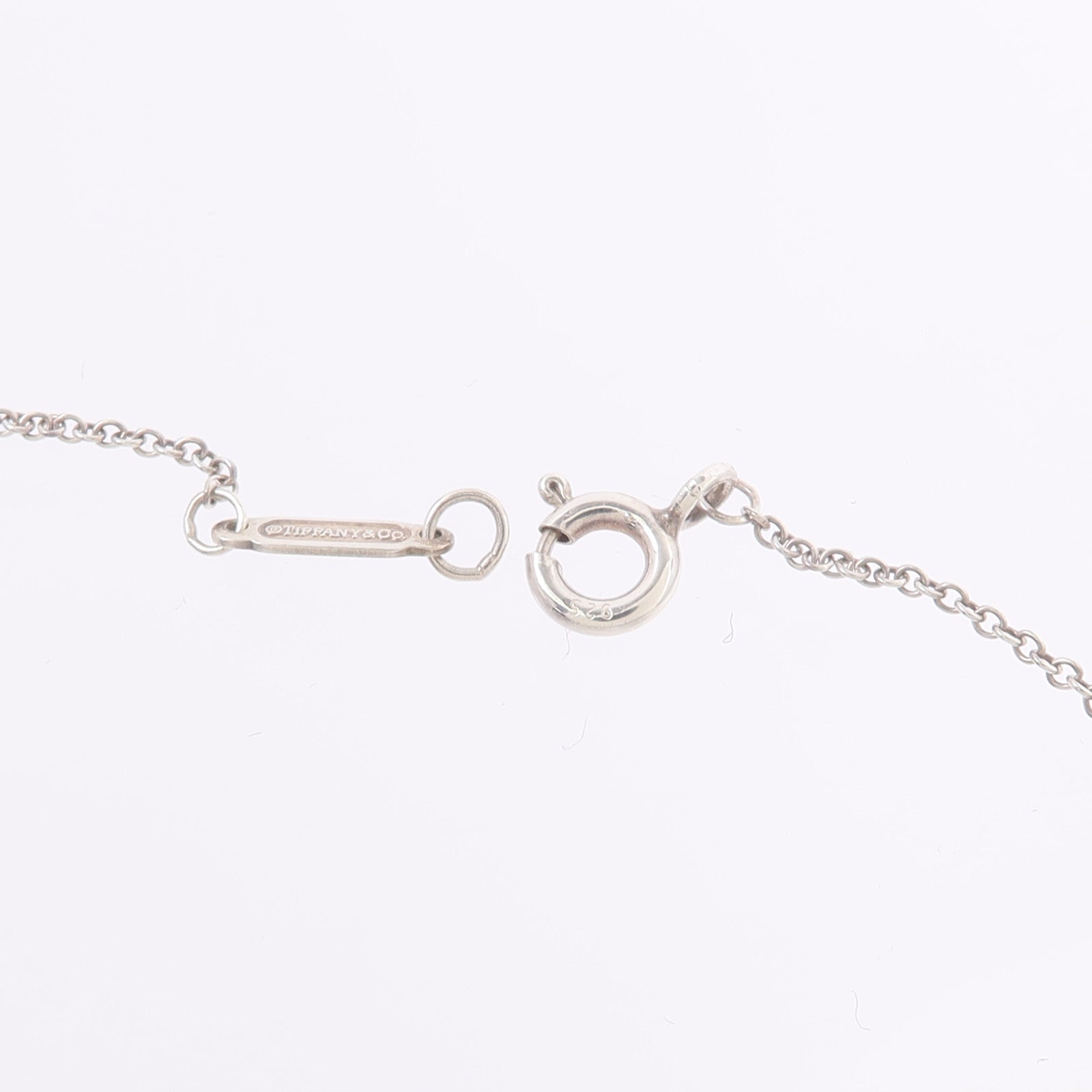 TIFFANY＆CO 925純銀Tiffany Heart Lock Pendant項鍊