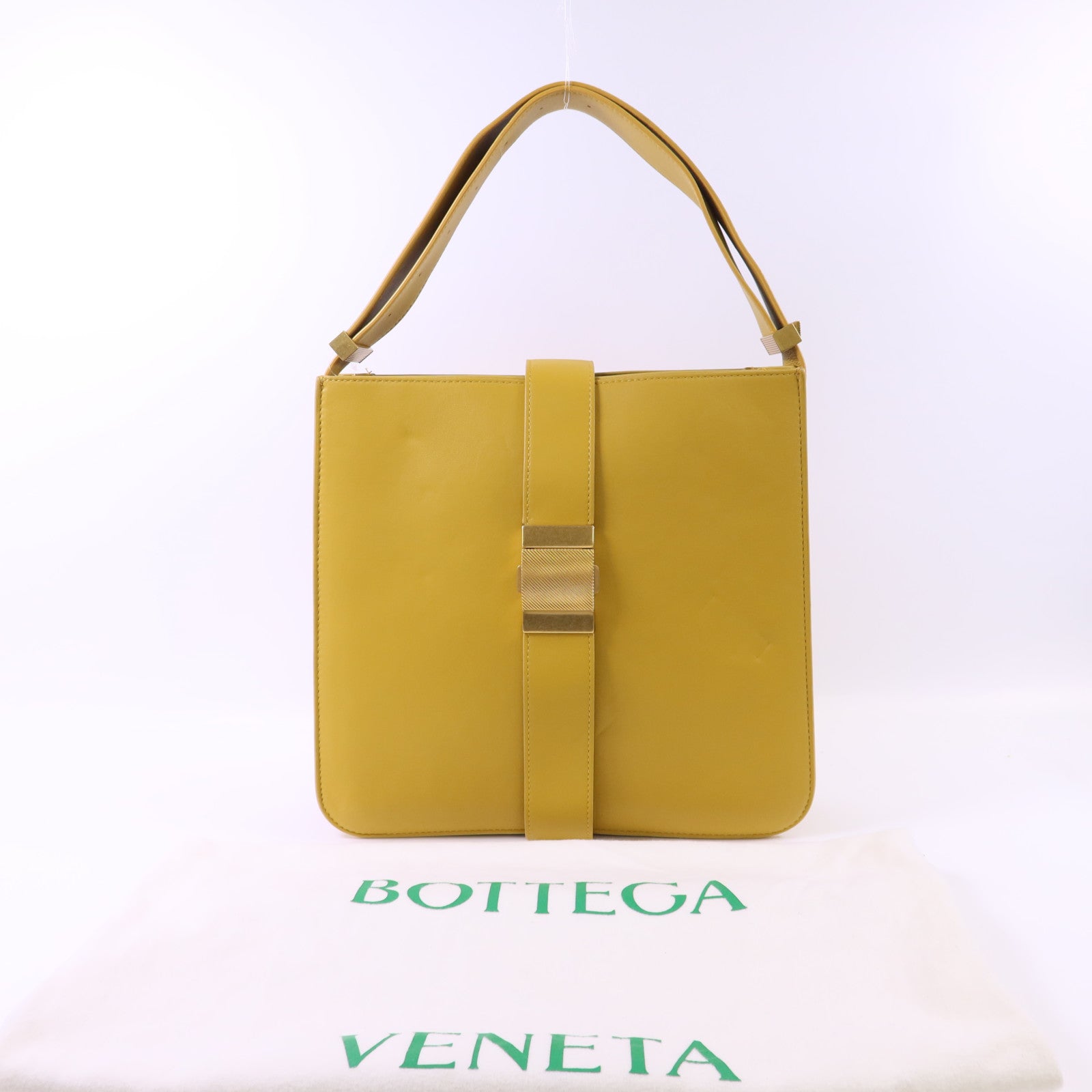 BOTTEGA VENETA 皮革Marie金扣肩背袋
