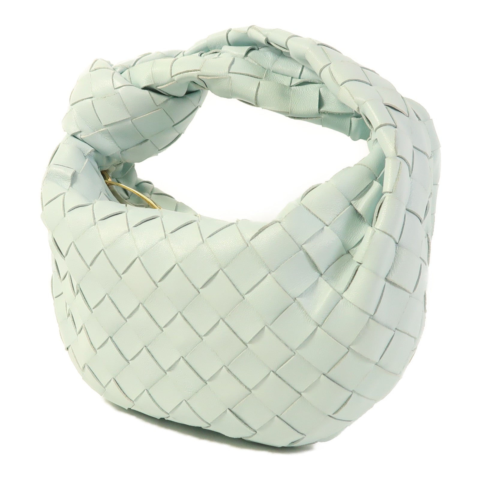 BOTTEGA VENETA 羊皮皮革Jodie金扣手挽袋