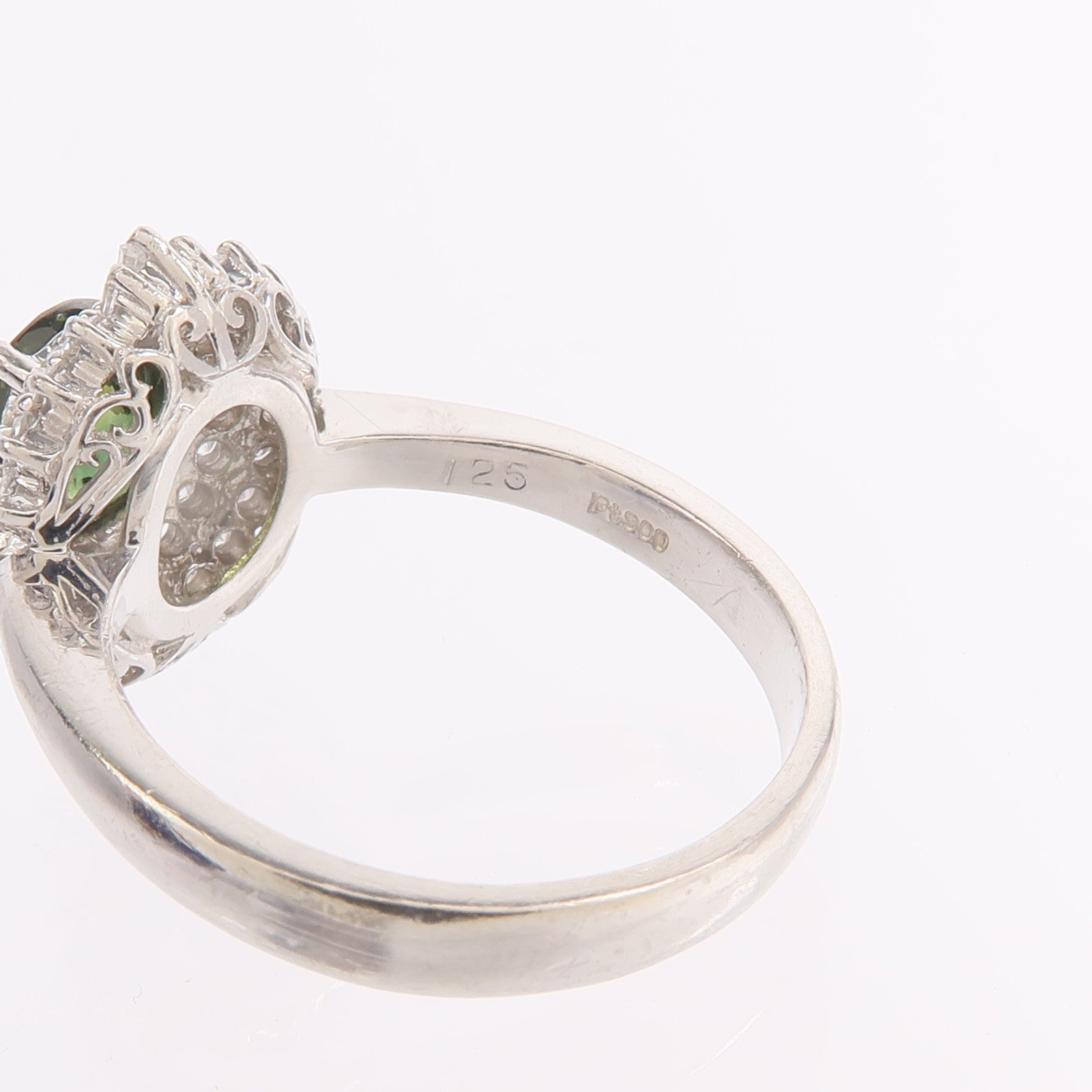 JEWELRY PT900鉑金Sapphire Diamond Ring藍寶石/鑽石戒指