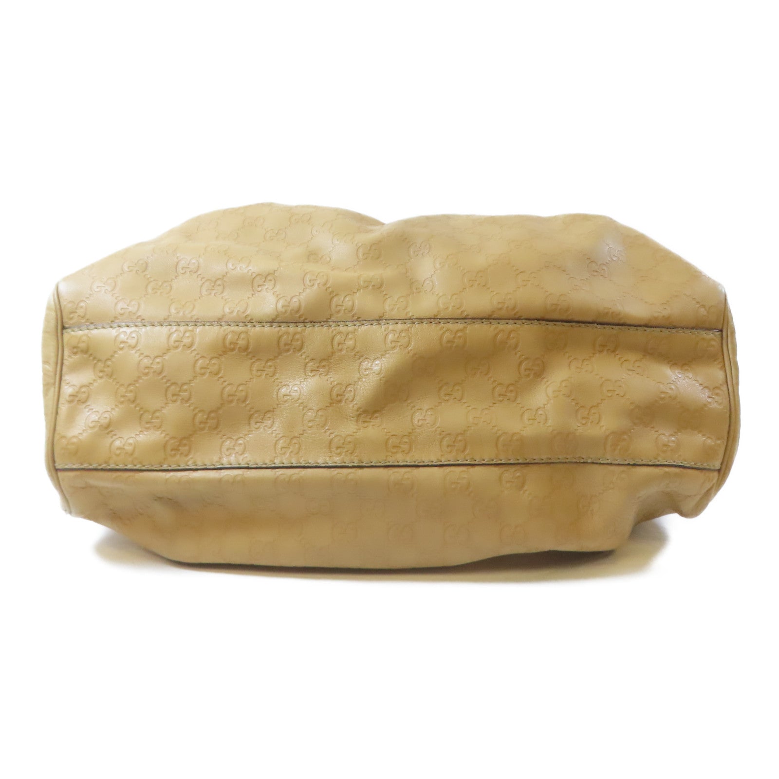 GUCCI 牛皮皮革Shoulder Bag金扣肩背袋啡色
