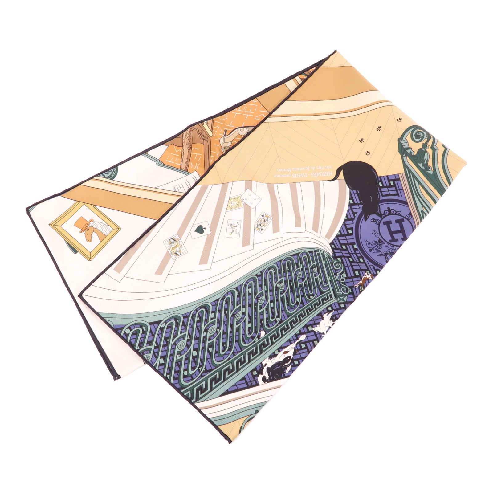 HERMES 絲質Scarf 90X90絲巾