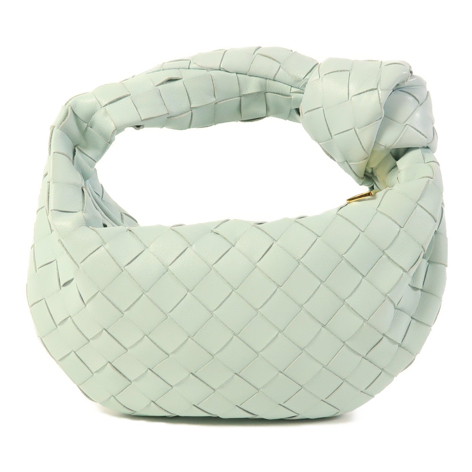 BOTTEGA VENETA 羊皮皮革Jodie金扣手挽袋