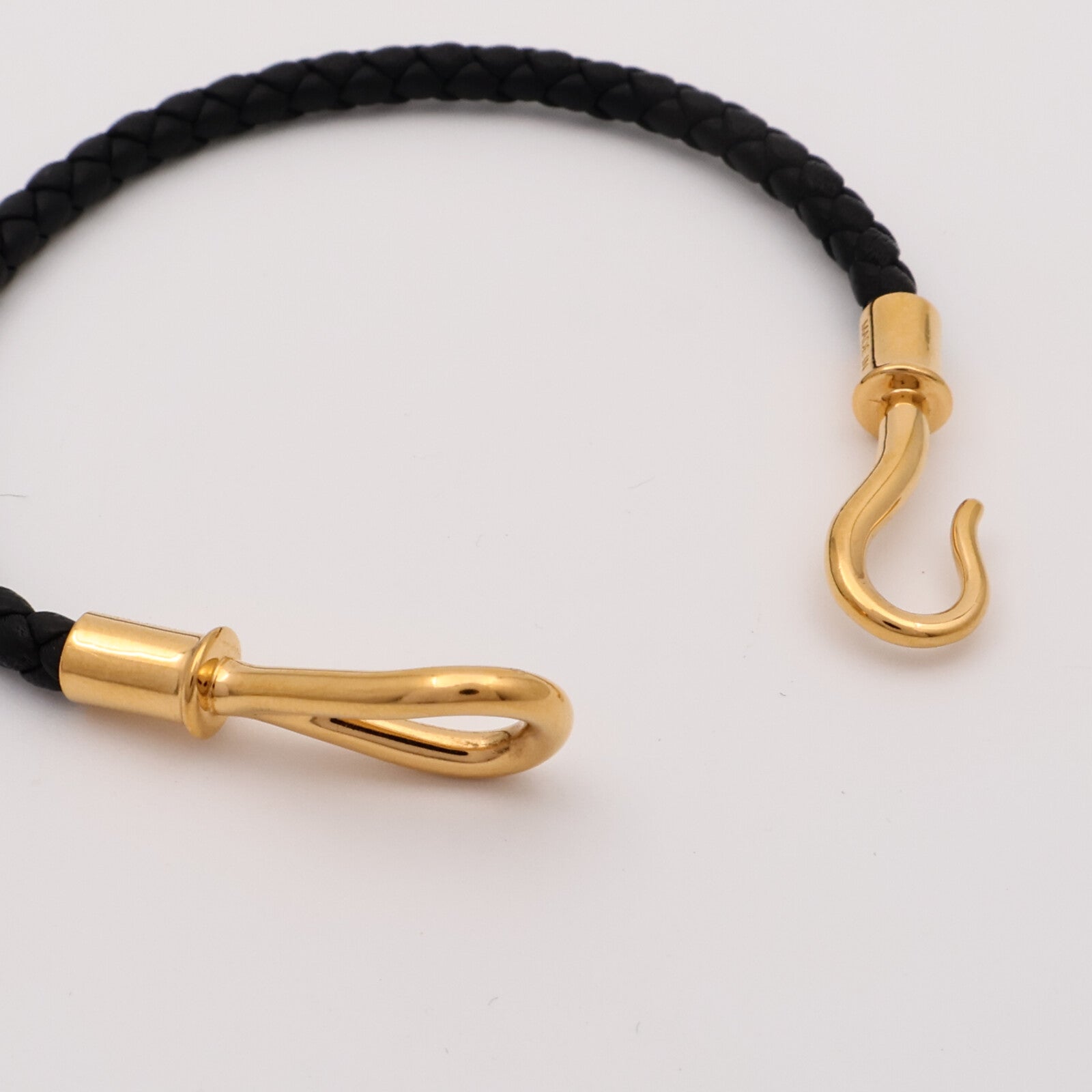 HERMES Swift皮革Jumbo H Bracelet金扣手帶
