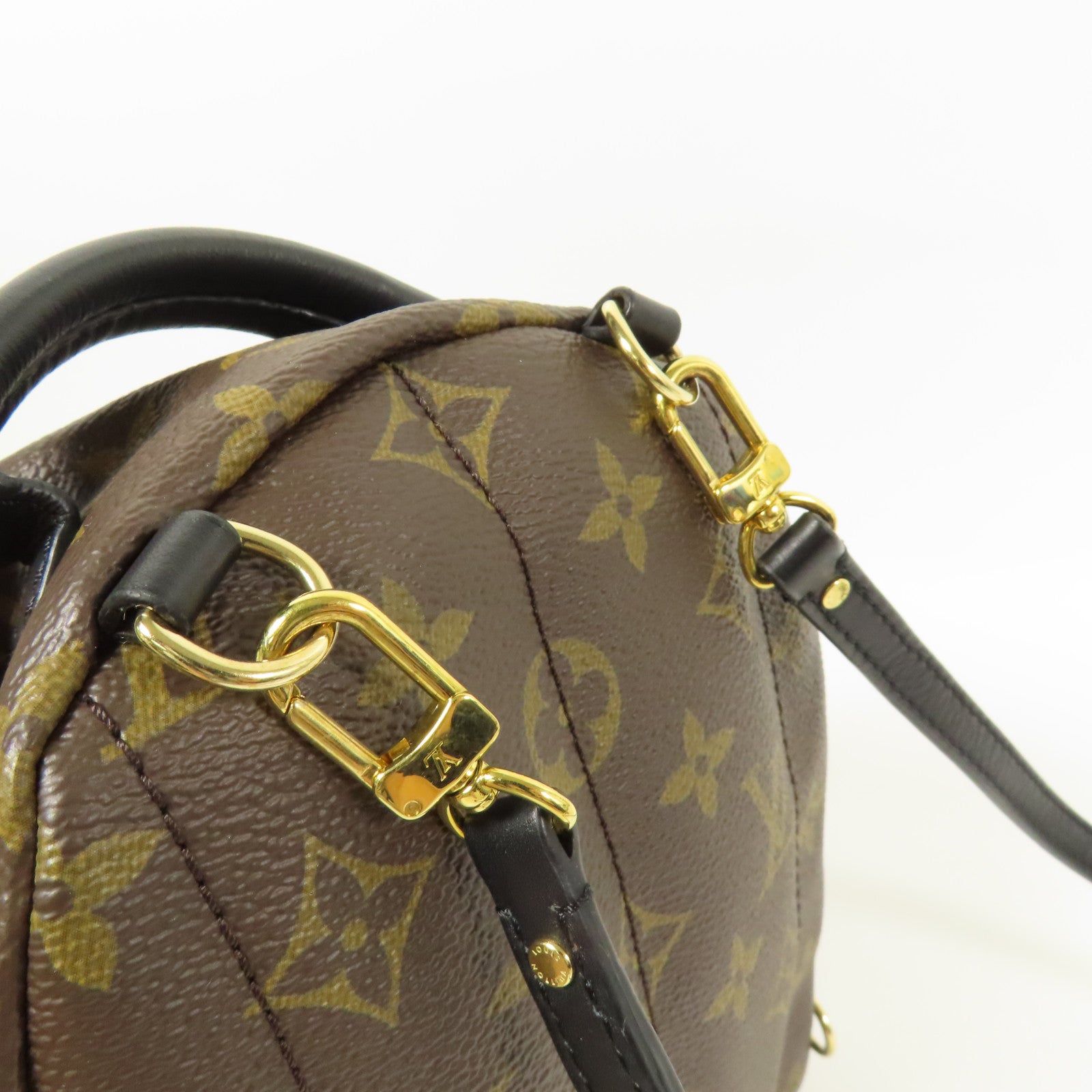 LOUIS VUITTON LV GHW Palm Spring Mini Backpack Monogram M44873 Brown