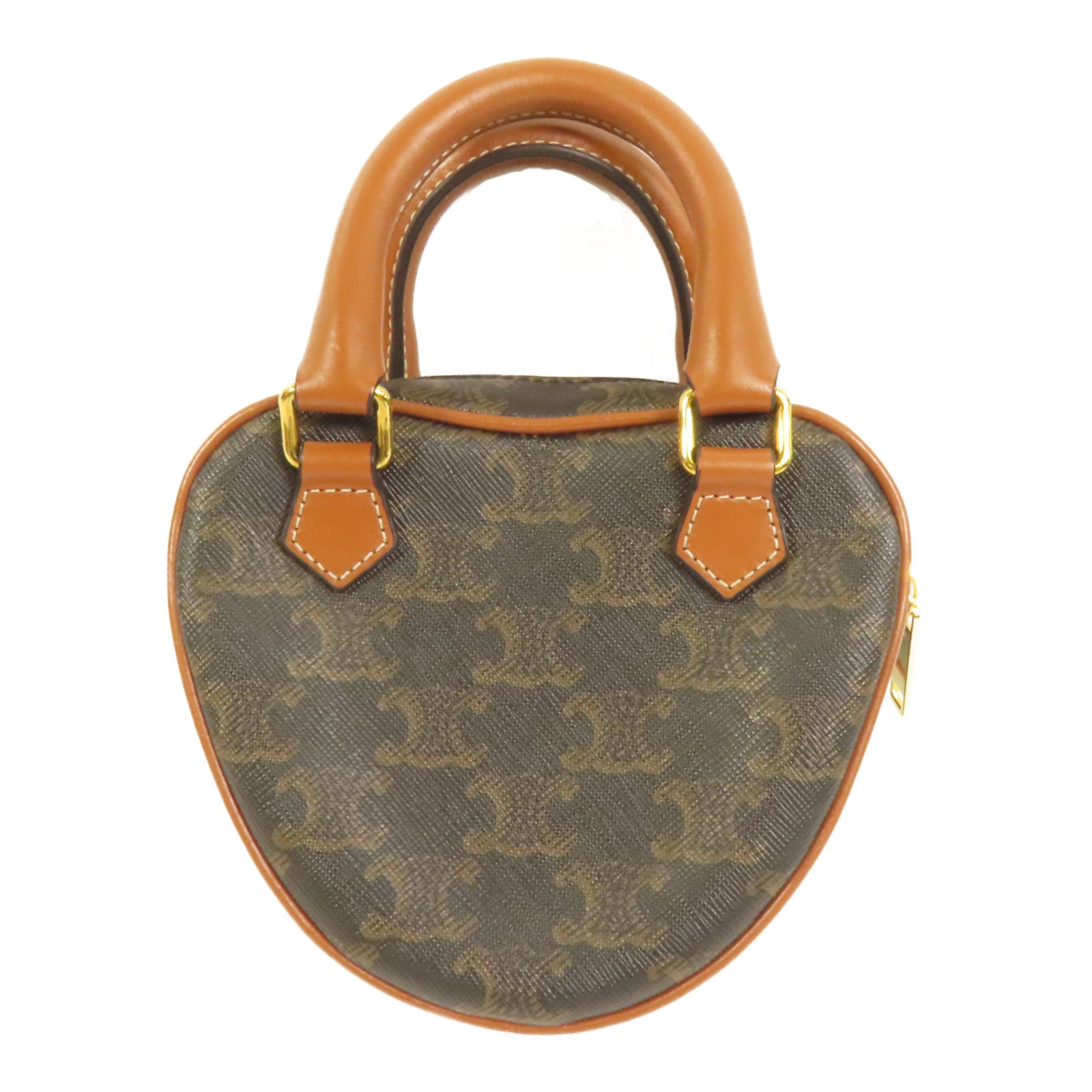 CELINE 塗層帆布Triomphe Heart肩背袋