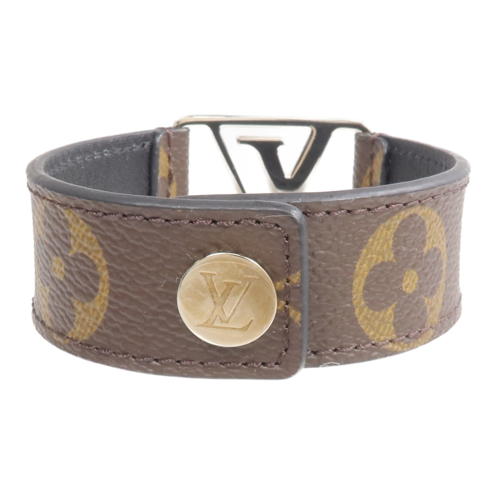 LOUIS VUITTON Monogram Bracelet銀扣手鐲