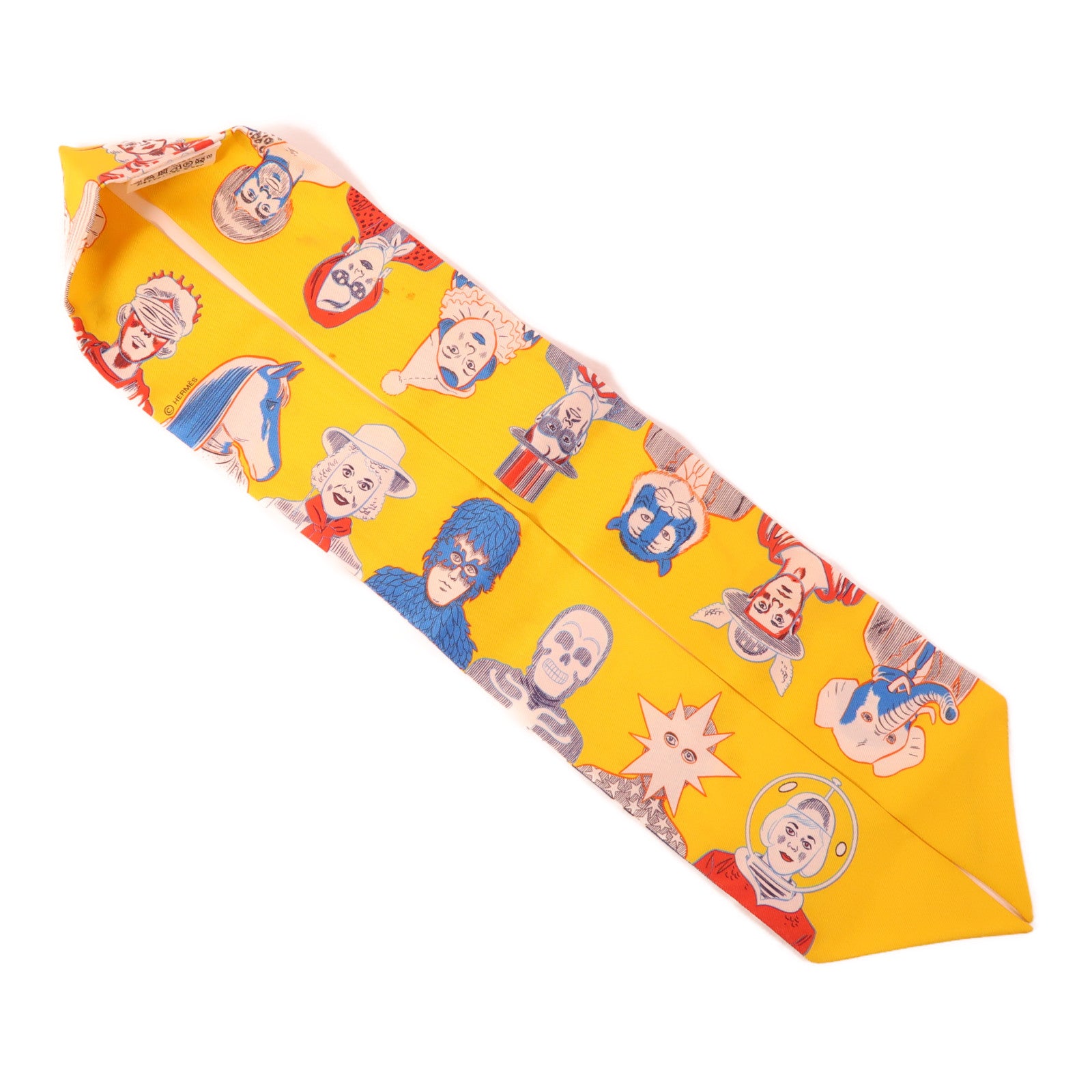 HERMES 絲質Twilly絲巾