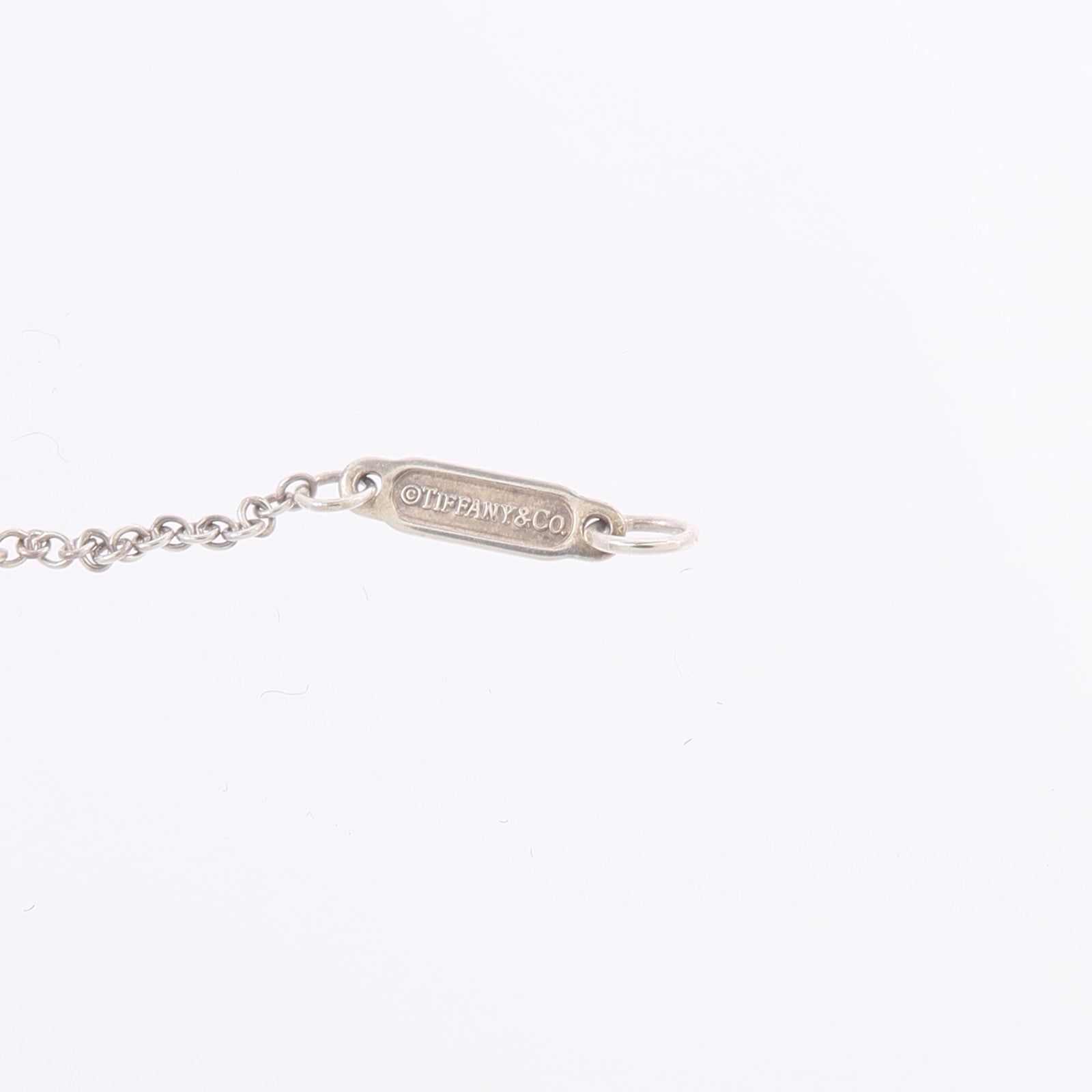 TIFFANY＆CO 925純銀Tiffany Heart Lock Pendant項鍊