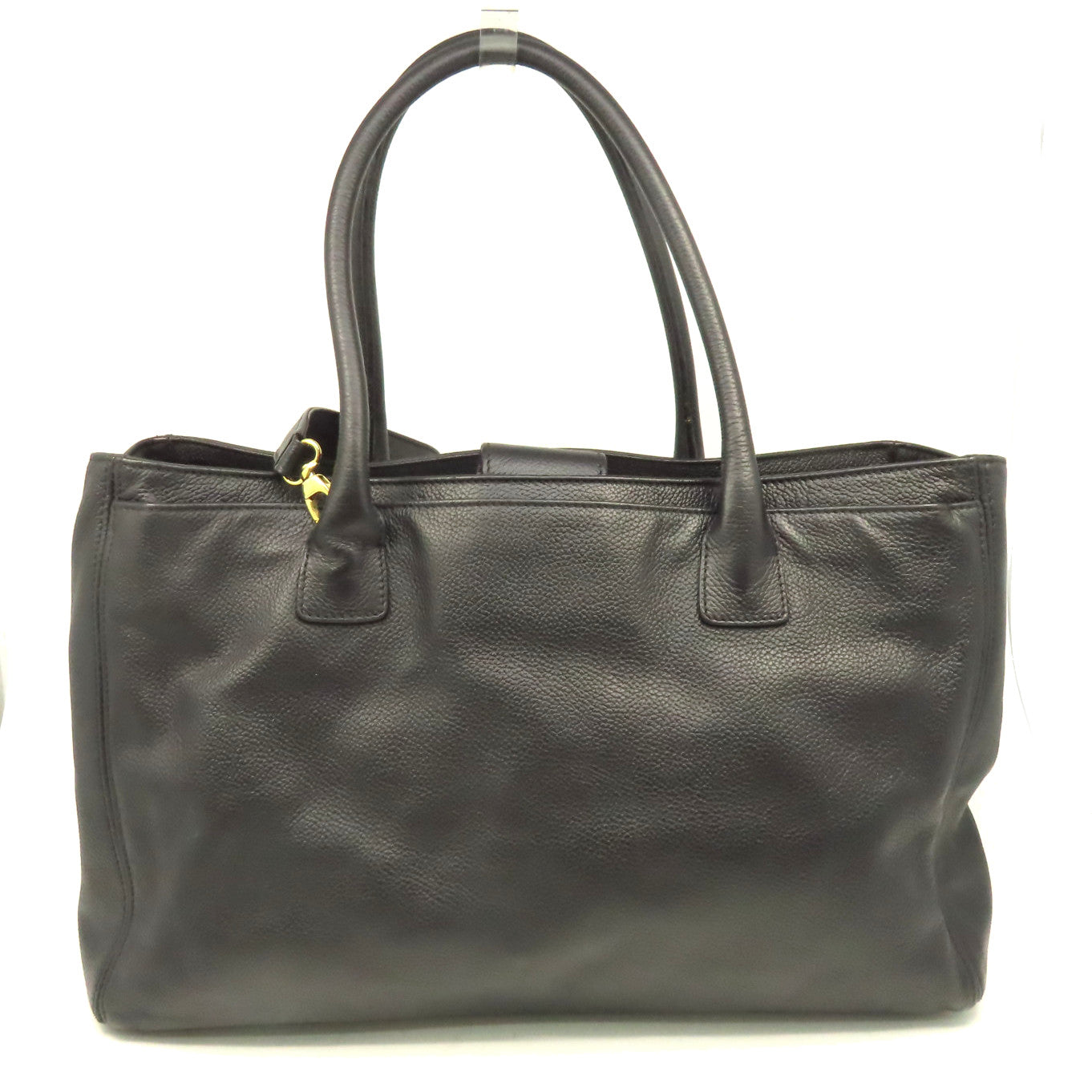 CHANEL 【激減優惠】牛皮皮革2Way Shoulder Bag金扣手挽肩背兩用袋黑色