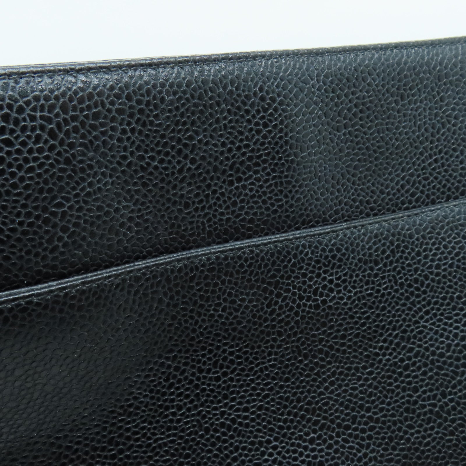 CHANEL cowhide leather Shoulder Bag gold buckle shoulder bag black