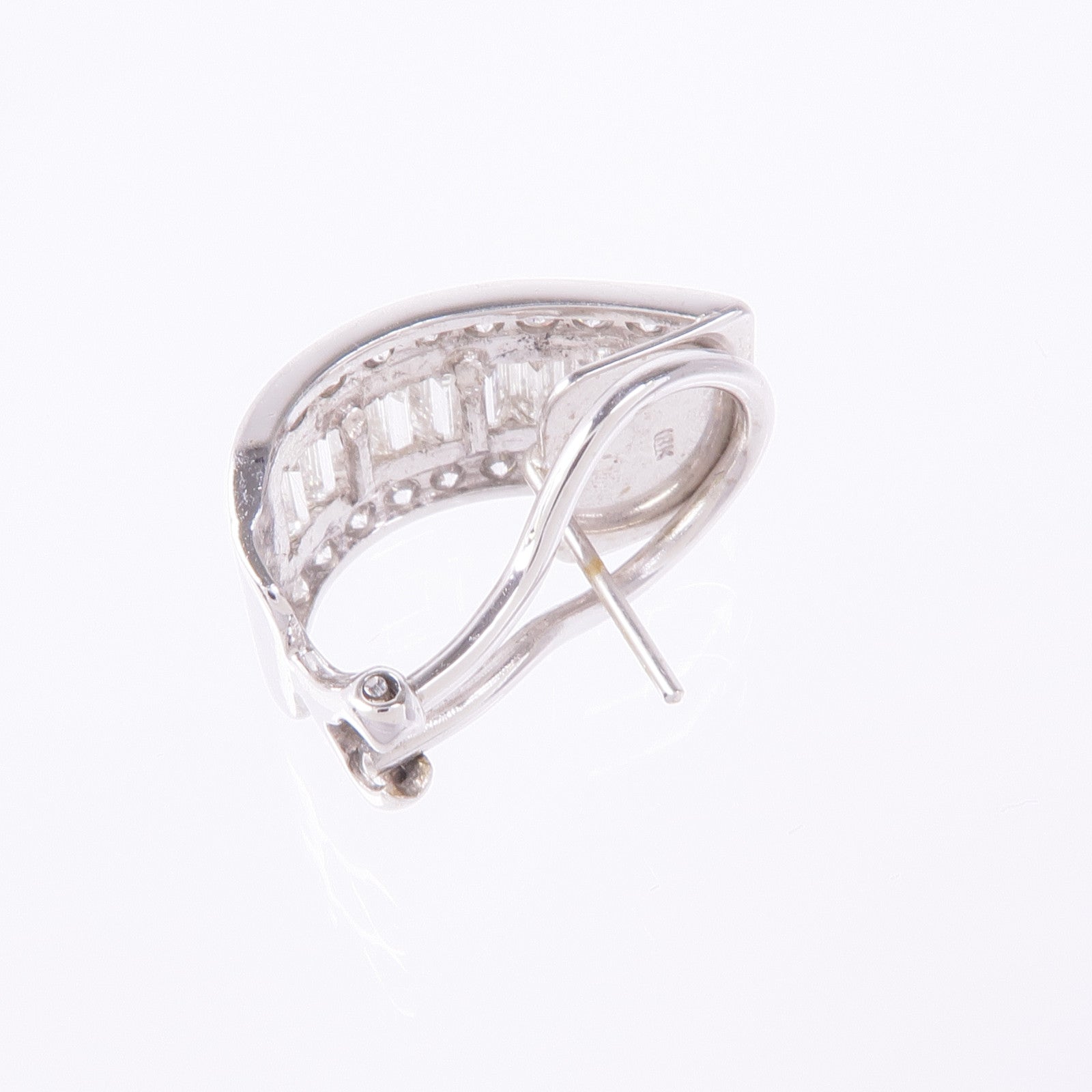 JEWELRY Diamond Earrings 18K White Gold