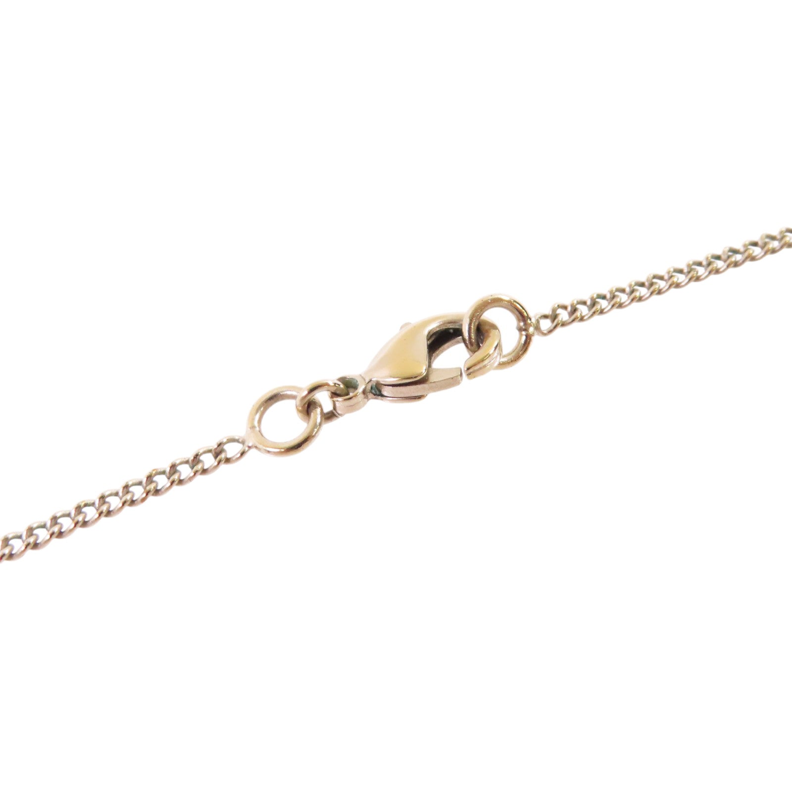 CHANEL CC Necklace A63047 Metal PVC Rhinestone