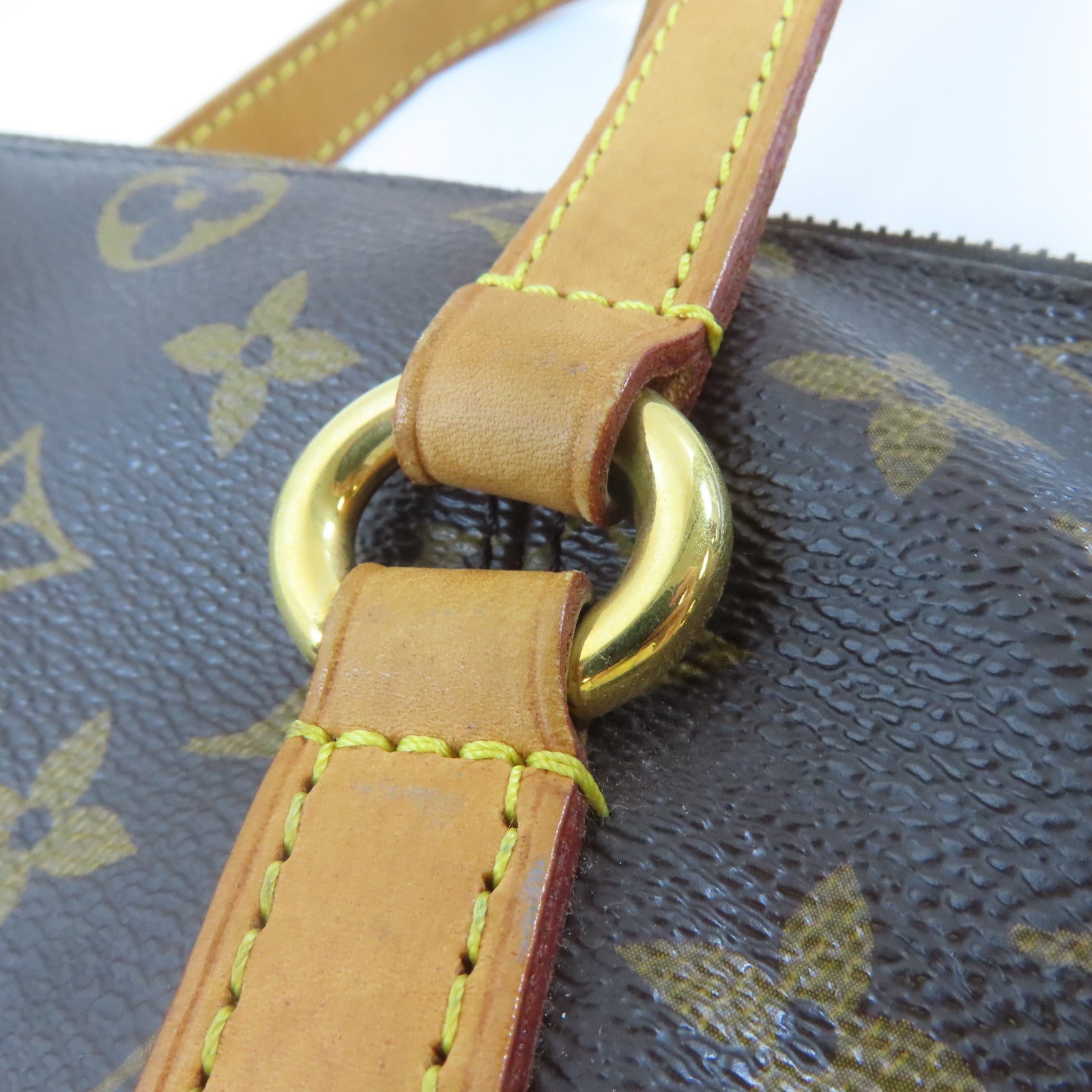 LOUIS VUITTON 【激減優惠】Monogram Totally MM金扣肩背袋啡色