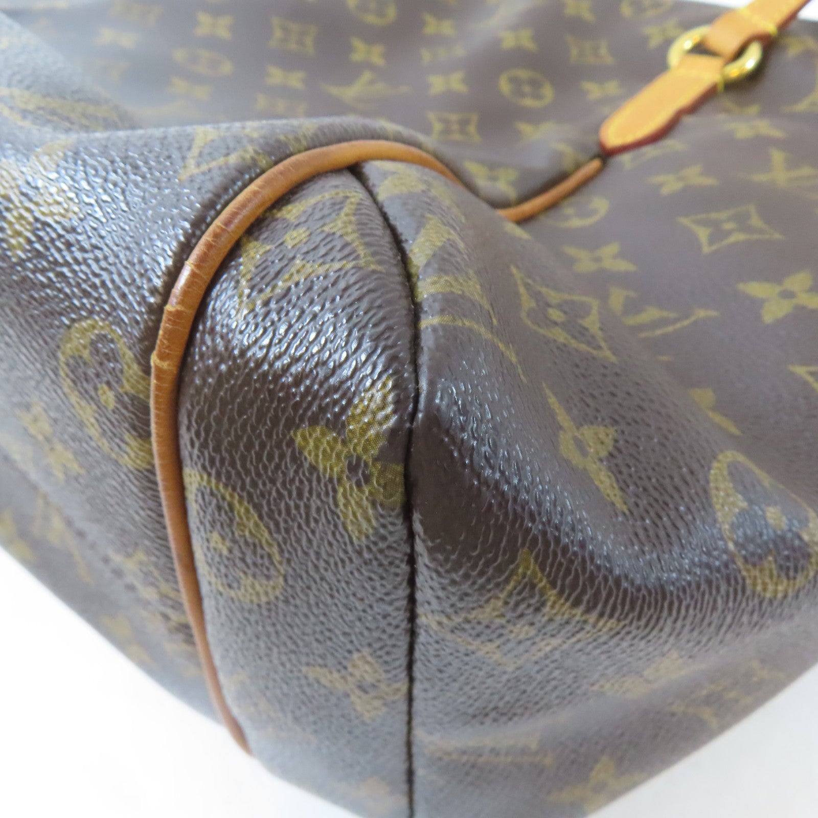LOUIS VUITTON 【激減優惠】Monogram Totally MM金扣肩背袋啡色