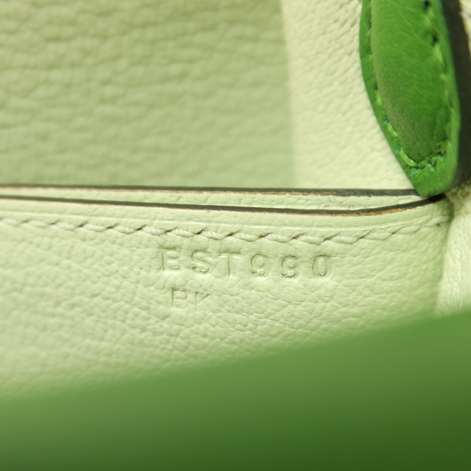 HERMES 【激減優惠】Evercolor皮革Roulis Mini銀扣肩背袋Vert Yucca