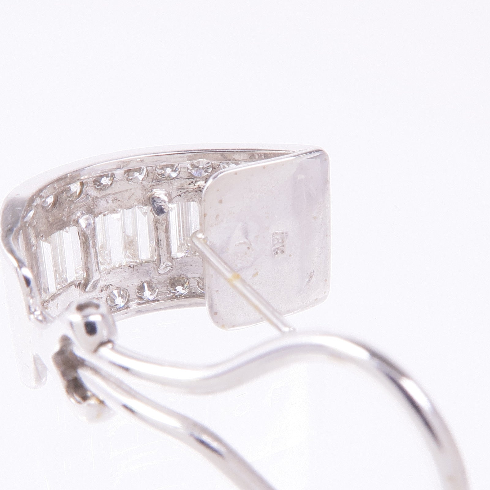 JEWELRY Diamond Earrings 18K White Gold