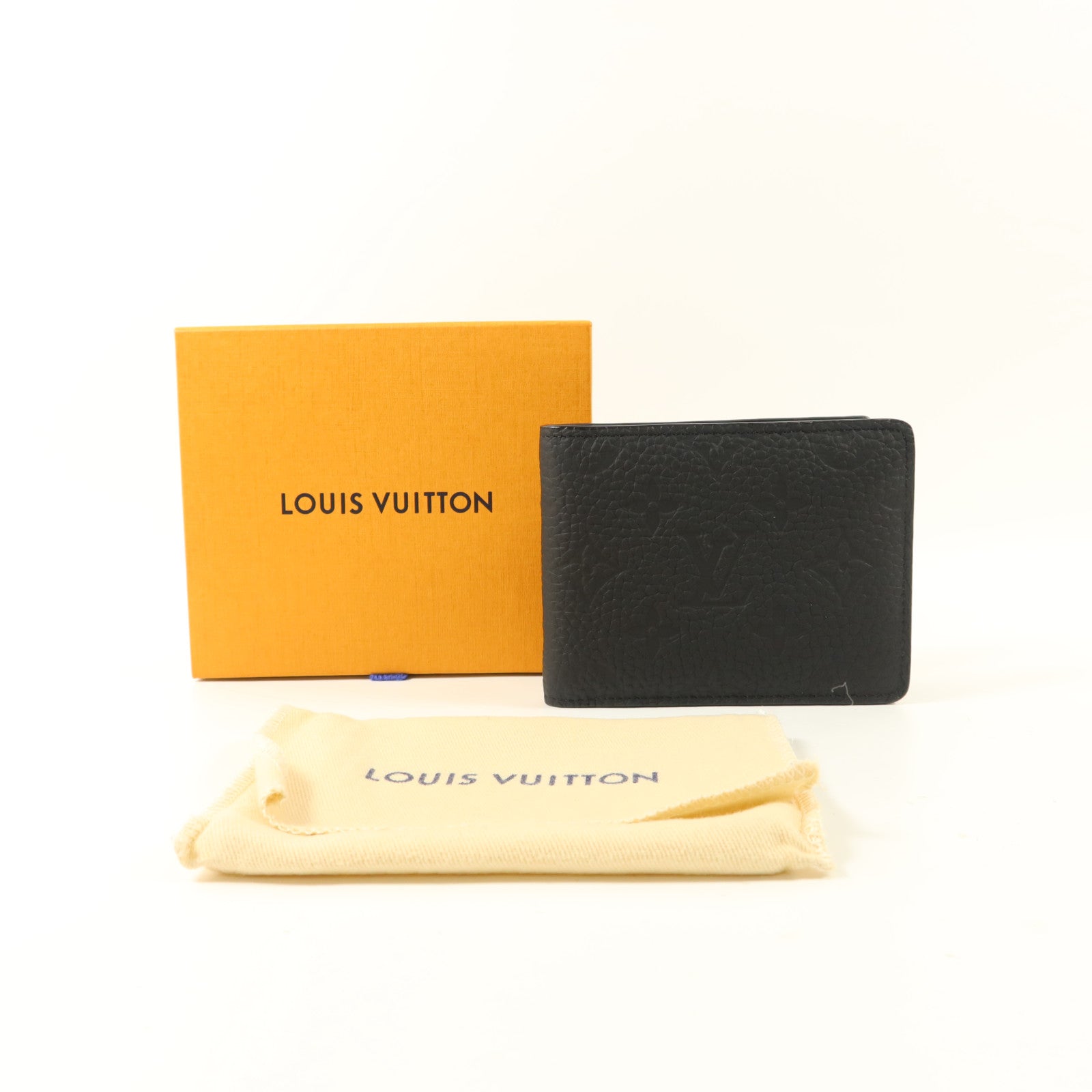 LOUIS VUITTON Monogram Taurillon Multiple錢包