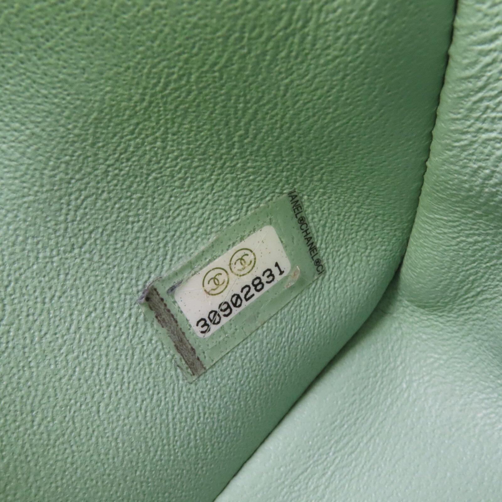 CHANEL 羊皮皮革Mini Classic 20金扣鏈帶肩背袋