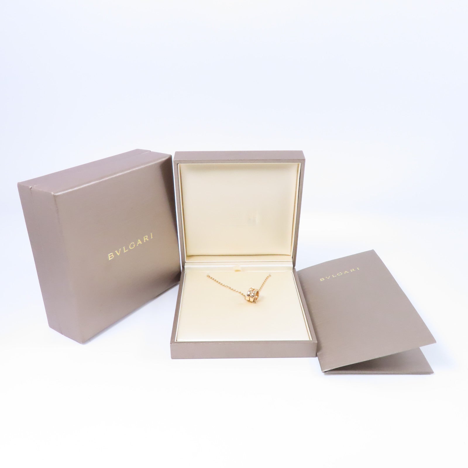 BVLGARI 18K玫瑰金Serpenti Viper Diamond Necklace鑽石項鍊
