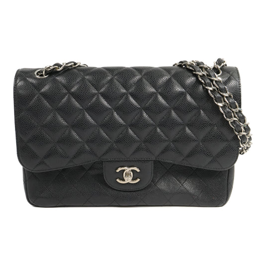 CHANEL 牛皮皮革Large Classic手挽肩背兩用袋