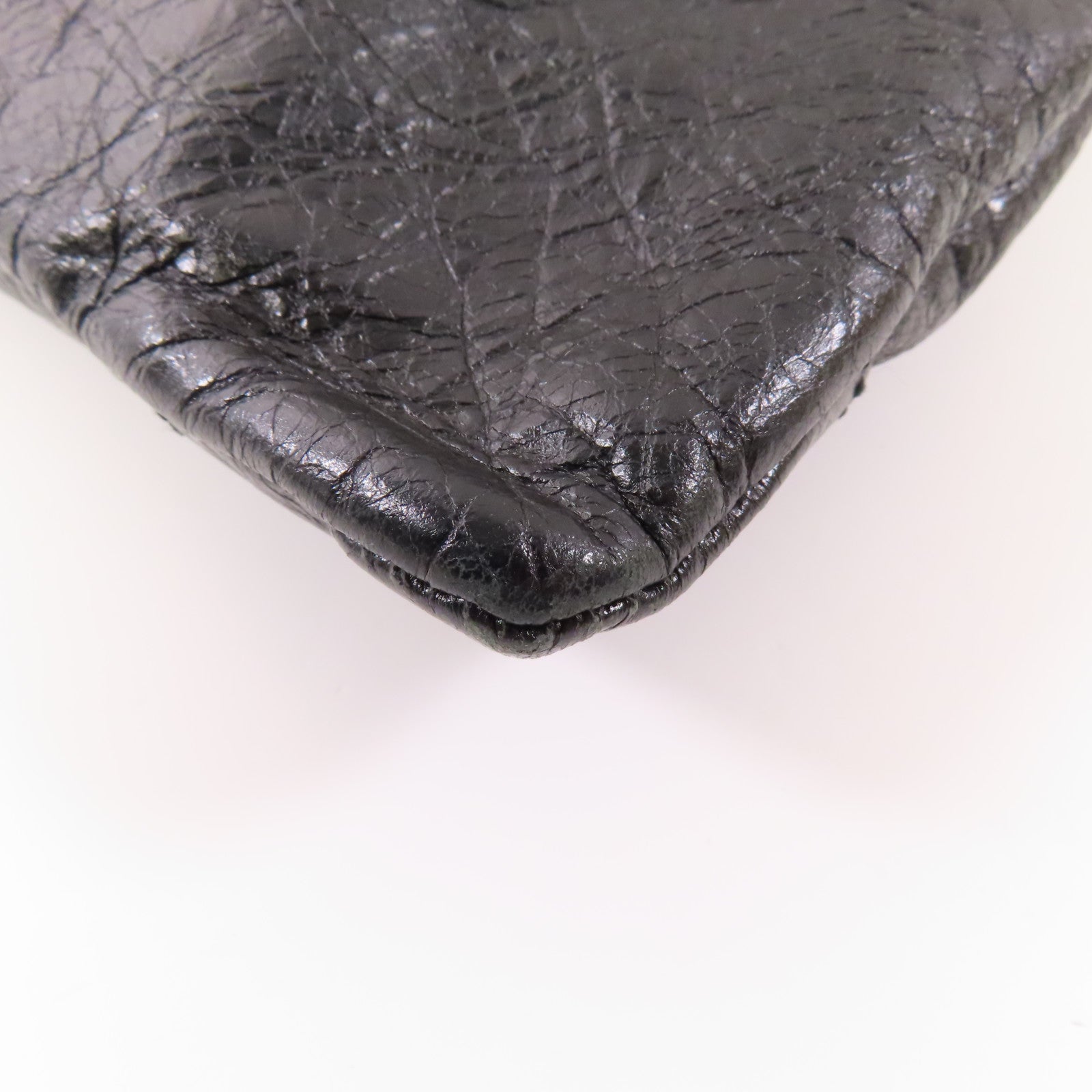 BALENCIAGA 牛皮皮革Giant Envelope銀扣肩背袋