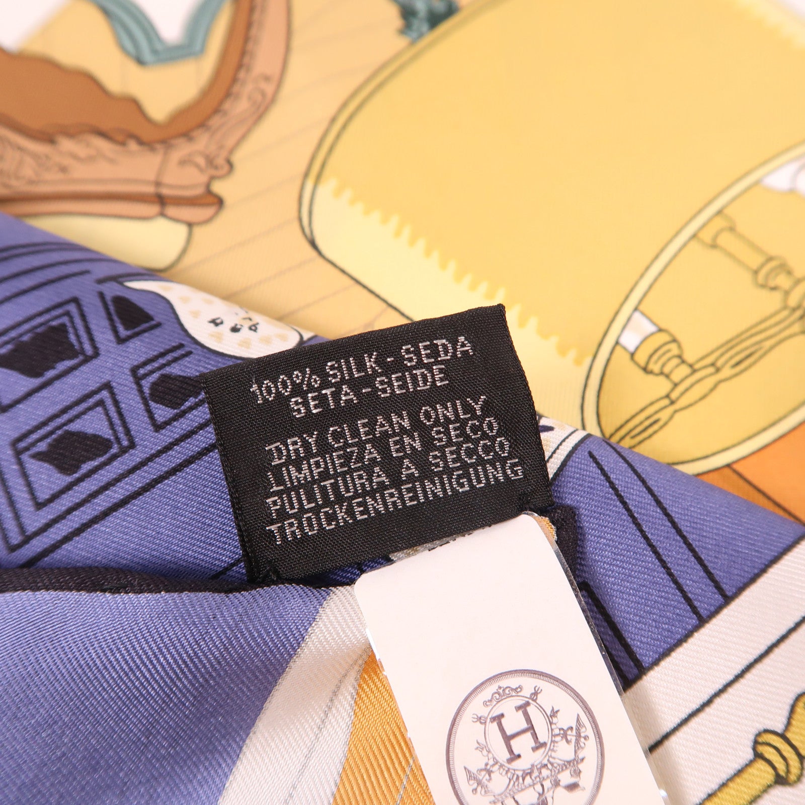 HERMES 絲質Scarf 90X90絲巾