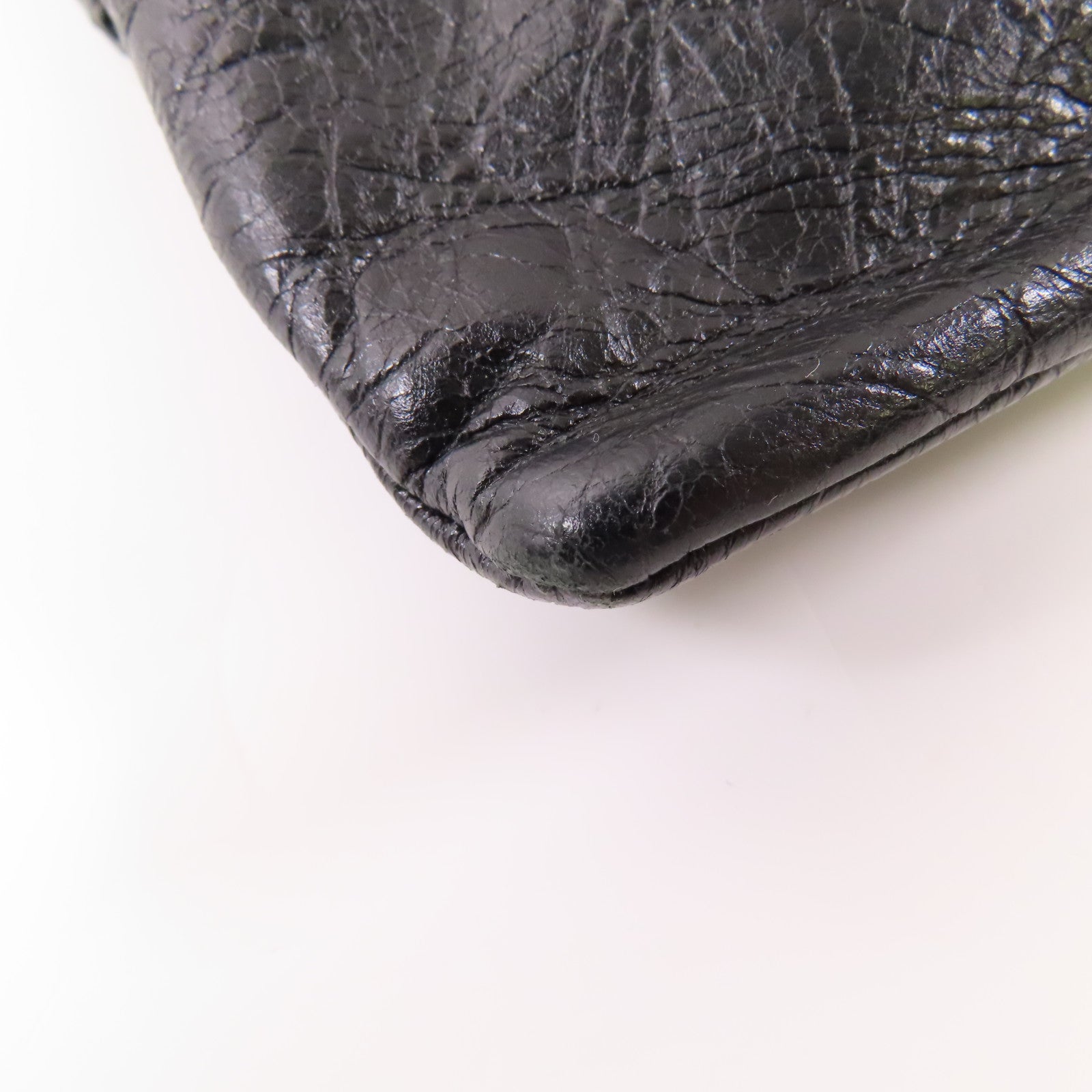 BALENCIAGA 牛皮皮革Giant Envelope銀扣肩背袋