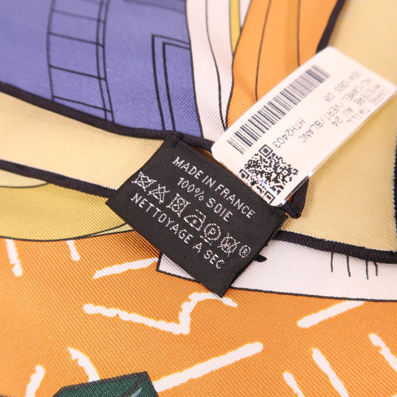 HERMES 絲質Scarf 90X90絲巾