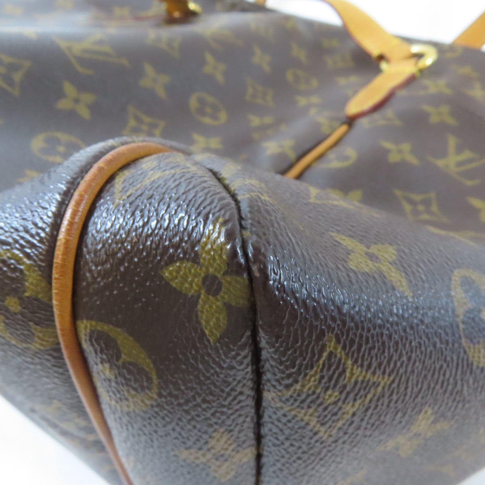 LOUIS VUITTON 【激減優惠】Monogram Totally MM金扣肩背袋啡色