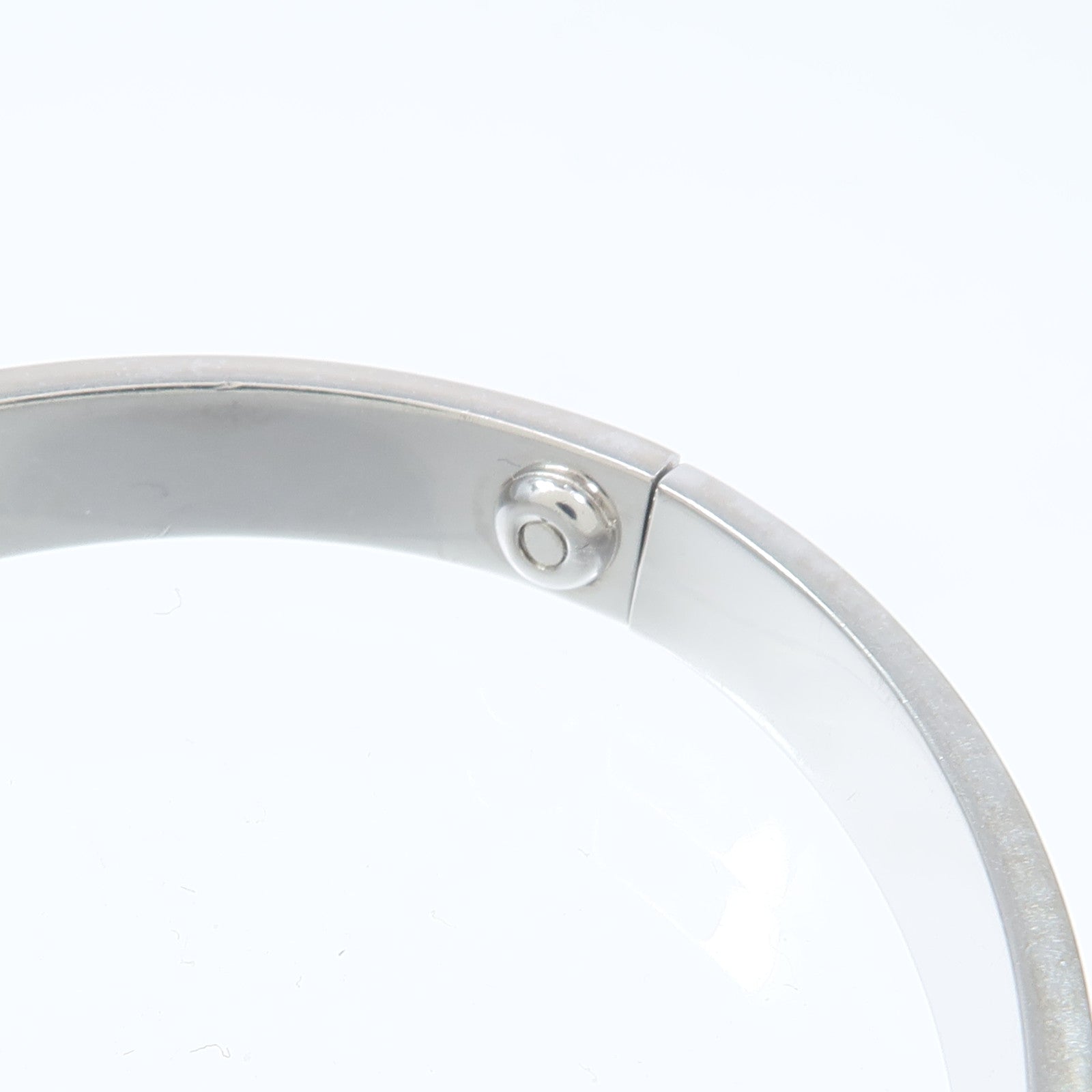 CARTIER 18K白金Love Blaceret手鐲