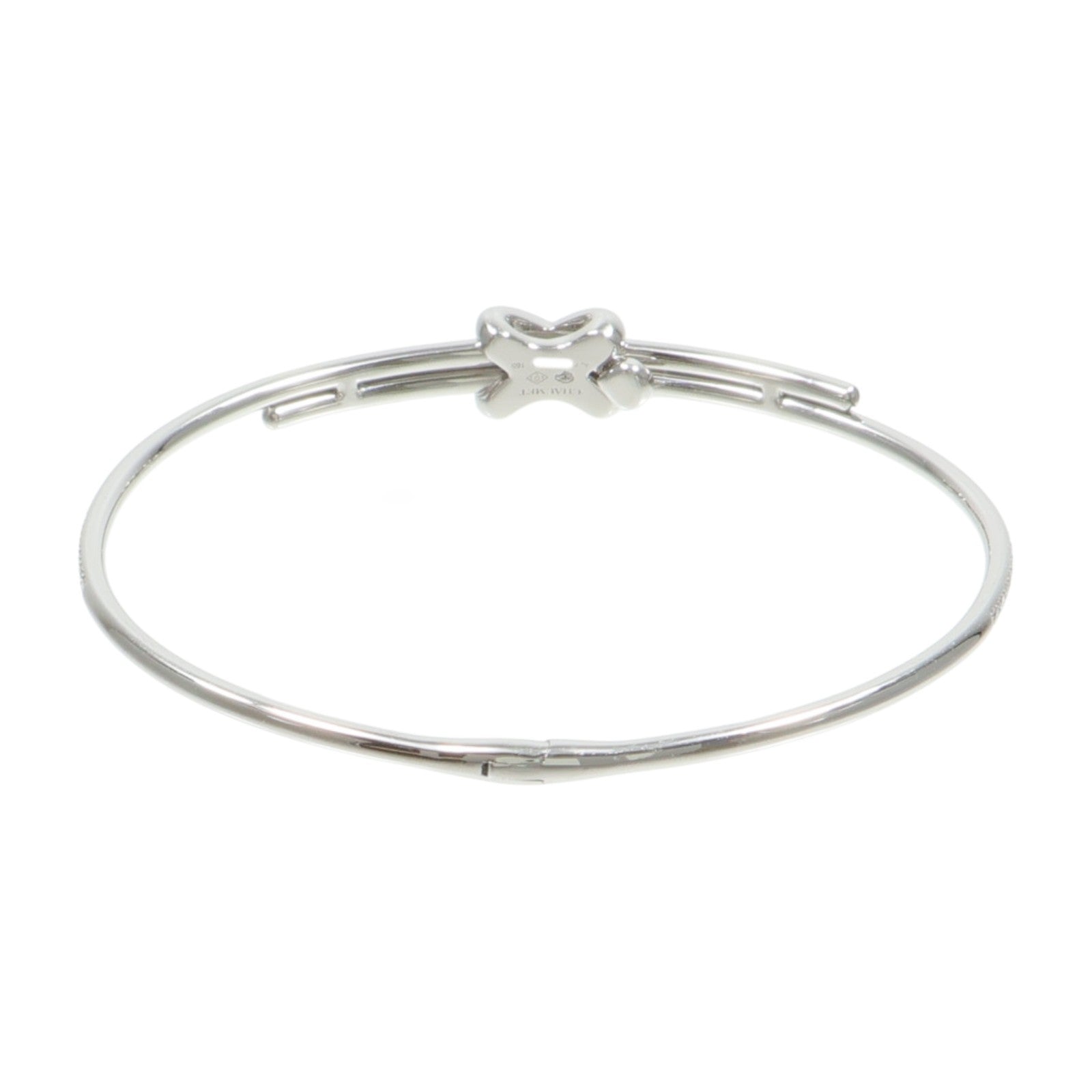 Chaumet 18K白金Jeux De Liens Bracelet Pave Diamond鑽石手鐲
