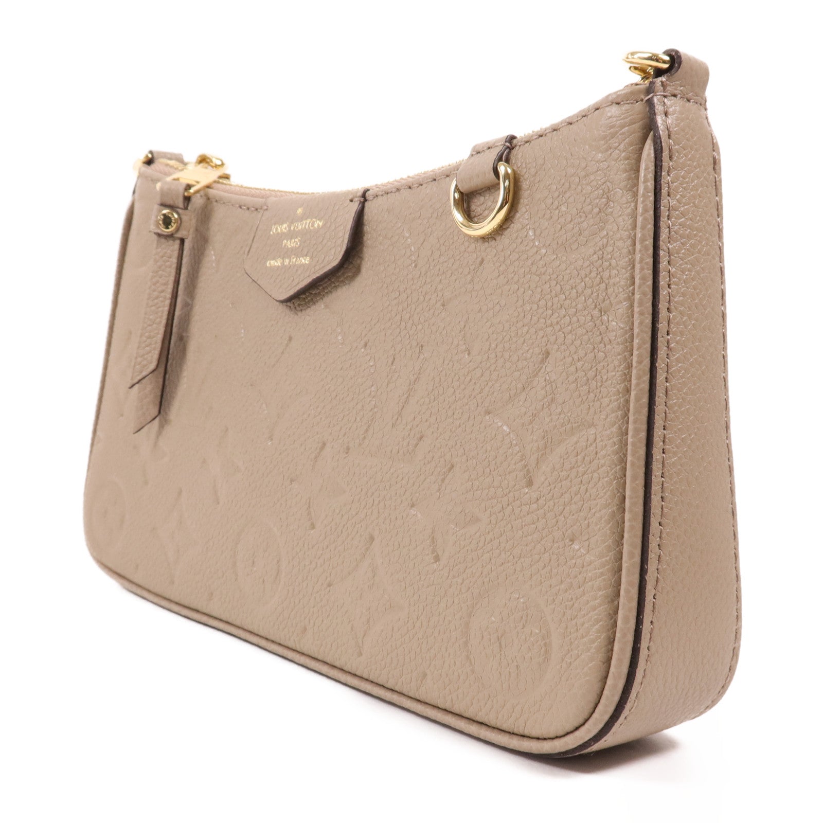 LOUIS VUITTON Monogram Empreinte Easy Pouch On Strap金扣肩背袋