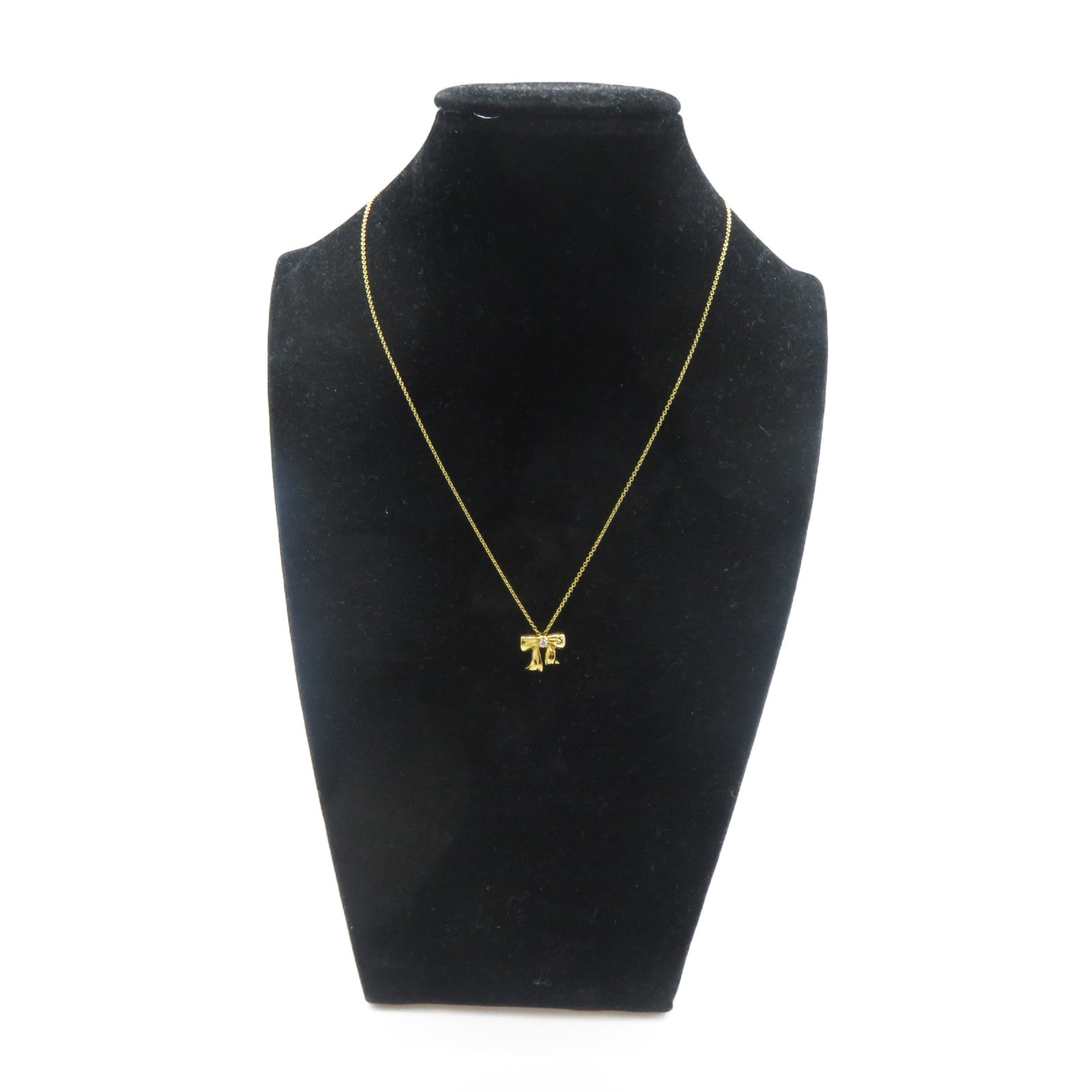 TIFFANY＆CO 18K黃金Diamond Necklace鑽石項鍊