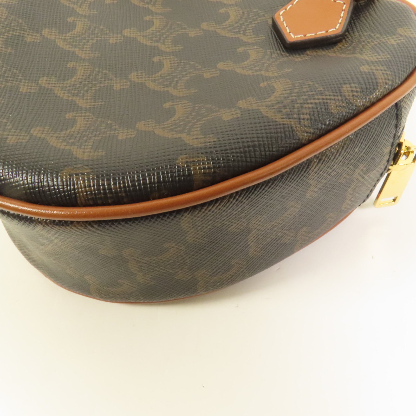 CELINE 塗層帆布Triomphe Heart肩背袋