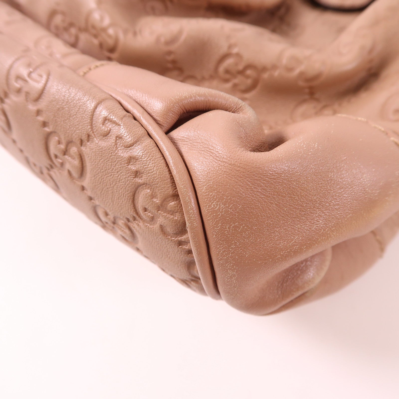 GUCCI CC GHW Sukey 2 Way Shoulder Bag 247902 Calfskin Leather Pink