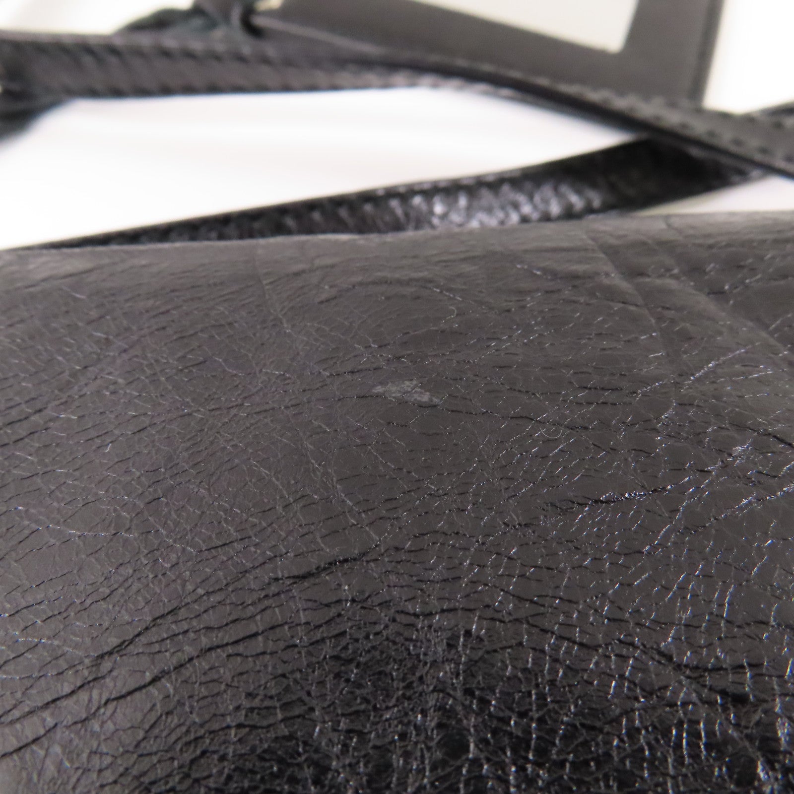 BALENCIAGA 牛皮皮革Giant Envelope銀扣肩背袋