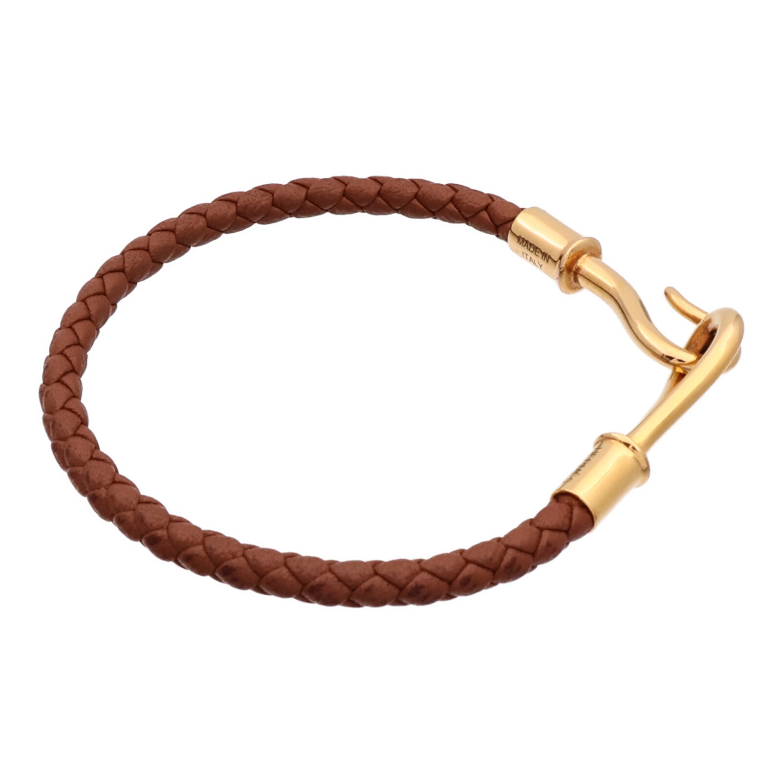 HERMES 【激減優惠】Swift皮革Jumbo H Bracelet金扣手帶