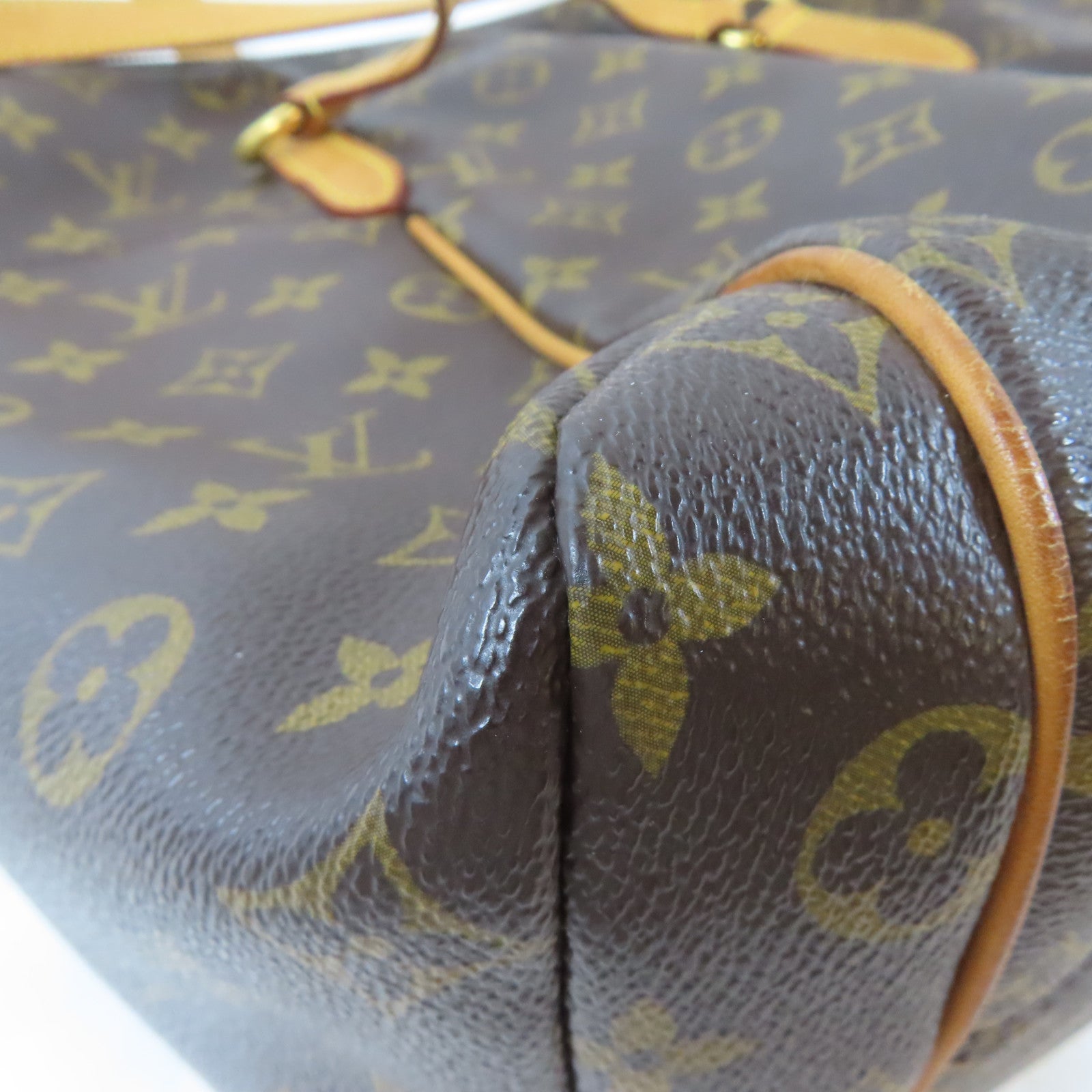 LOUIS VUITTON 【激減優惠】Monogram Totally MM金扣肩背袋啡色
