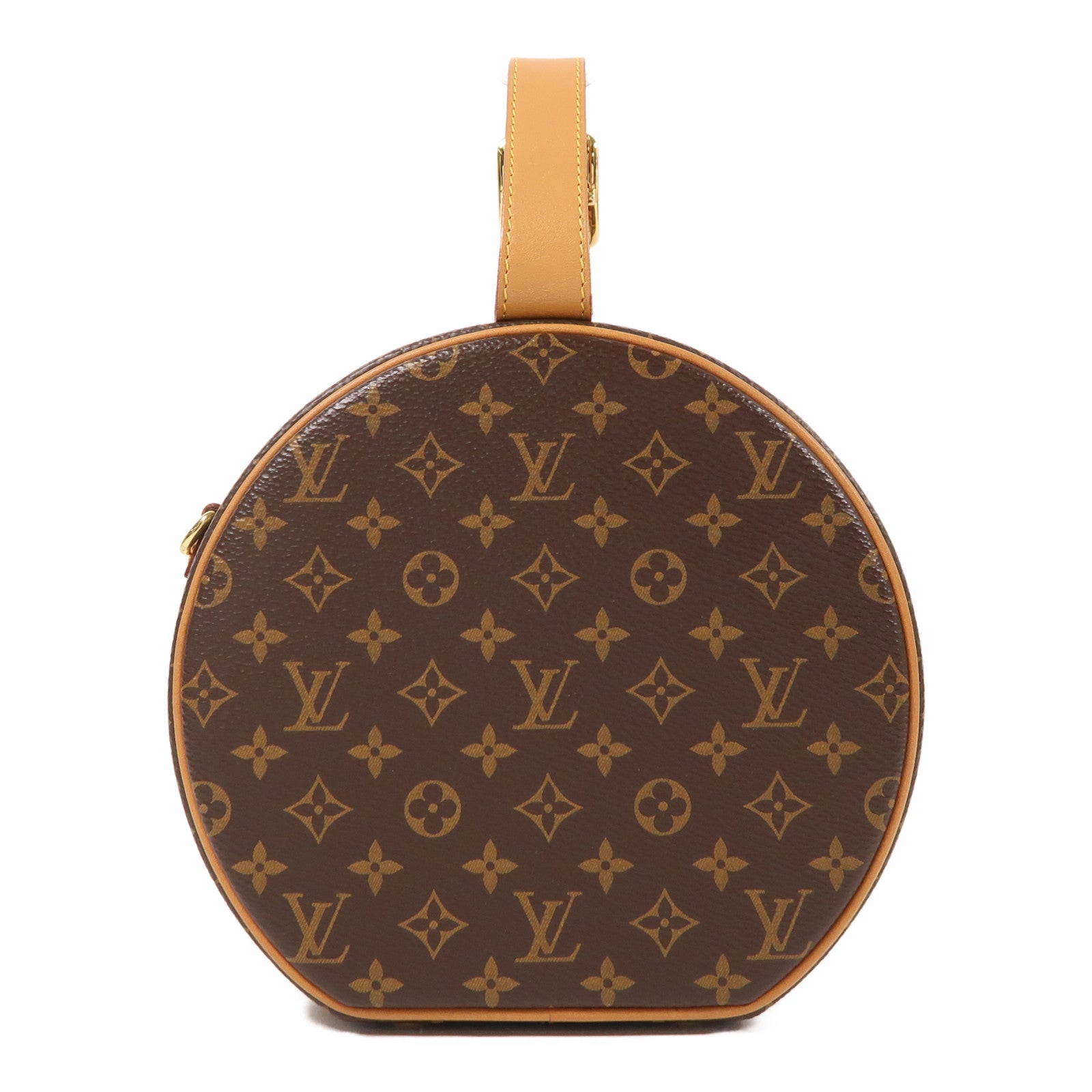 LOUIS VUITTON Monogram Petite Boite Chapeau金扣手挽肩背兩用袋