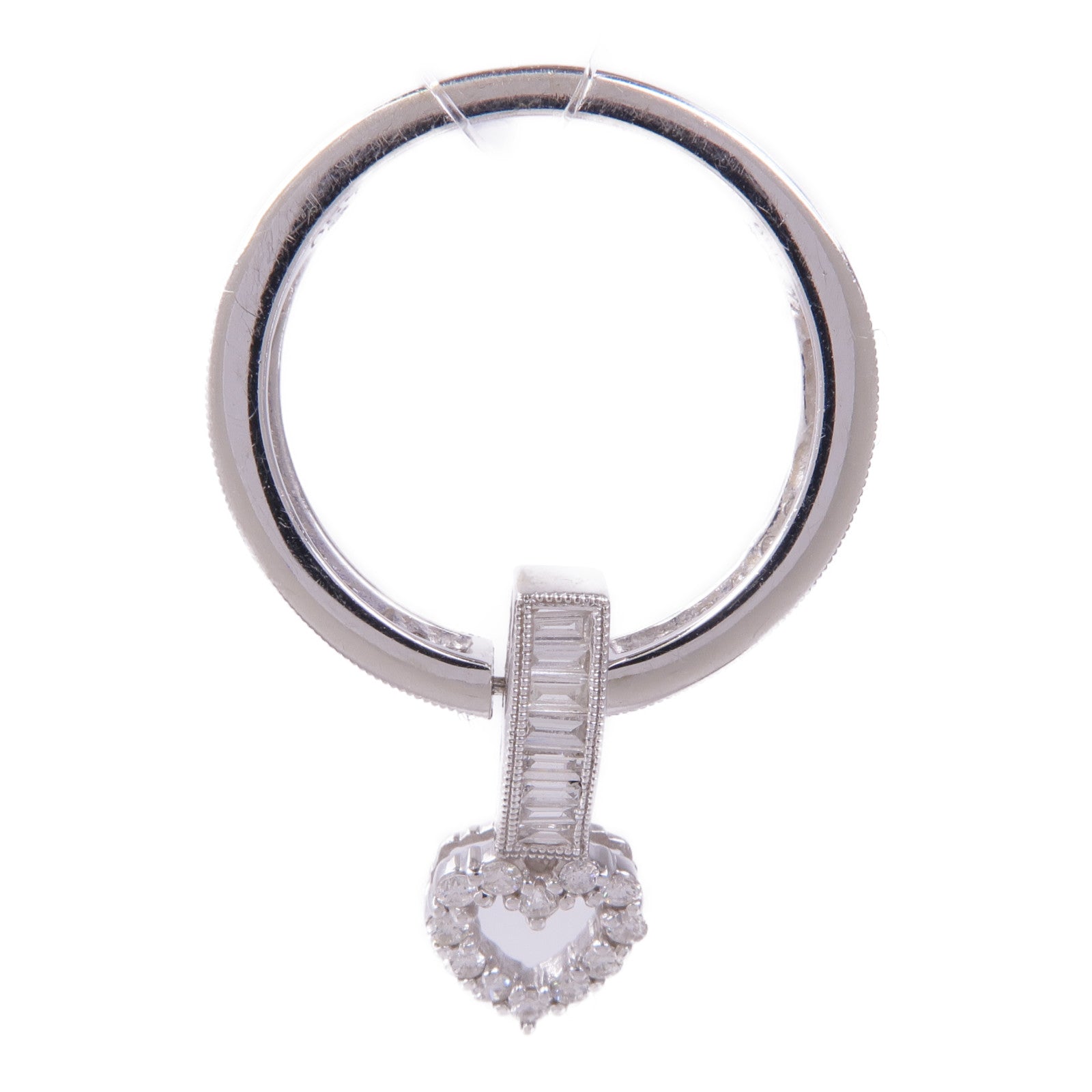 JEWELRY Diamond Pendant Top 18K White Gold