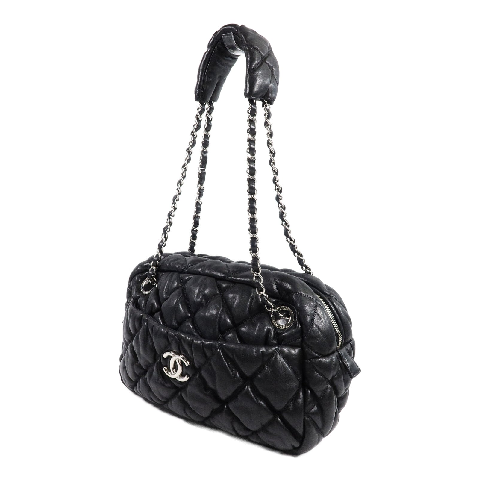 CHANEL 羊皮皮革Bubble Shoulder Bag肩背袋