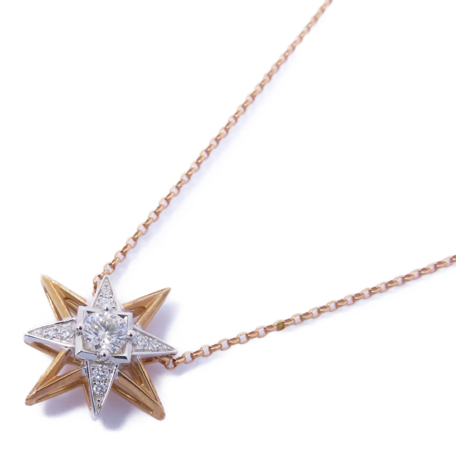 JEWELRY 【激減優惠】18K玫瑰金Diamond Necklace 0.22ct鑽石項鍊