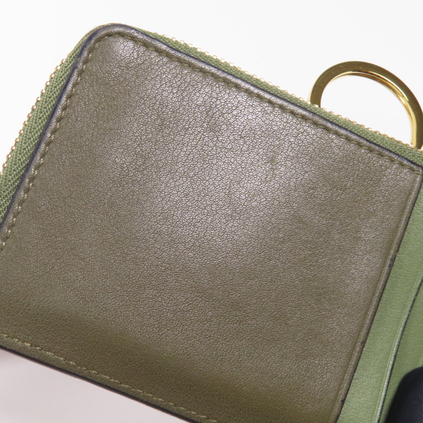 LOEWE 牛皮皮革Card Case金扣卡片套