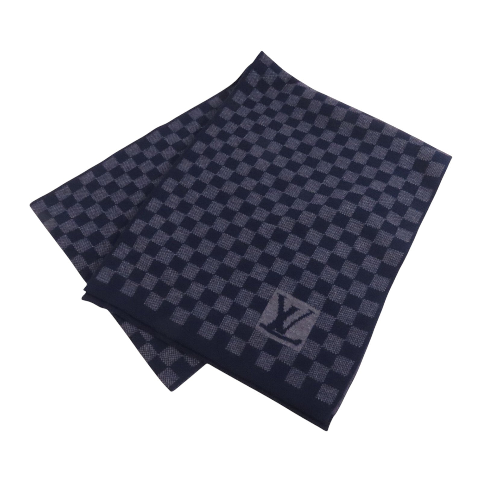 LOUIS VUITTON 羊毛Echarpe Petit Damier Scraf圍巾