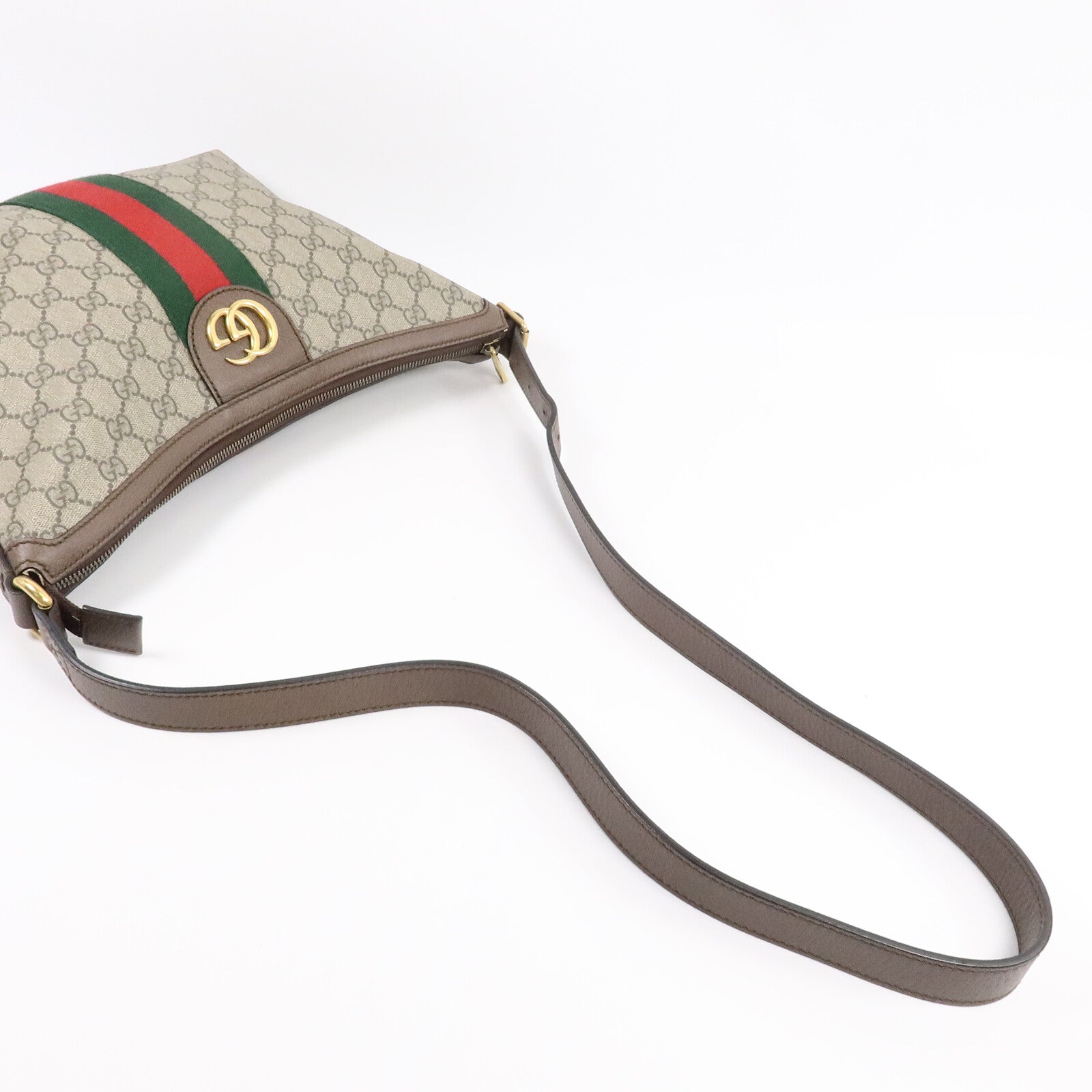 GUCCI 塗層帆布Ophidia GG肩背袋