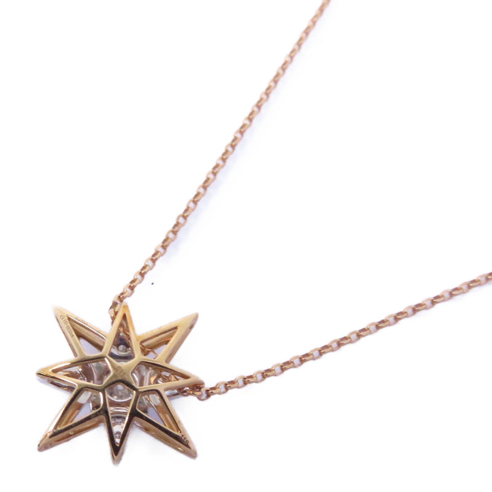 JEWELRY 【激減優惠】18K玫瑰金Diamond Necklace 0.22ct鑽石項鍊
